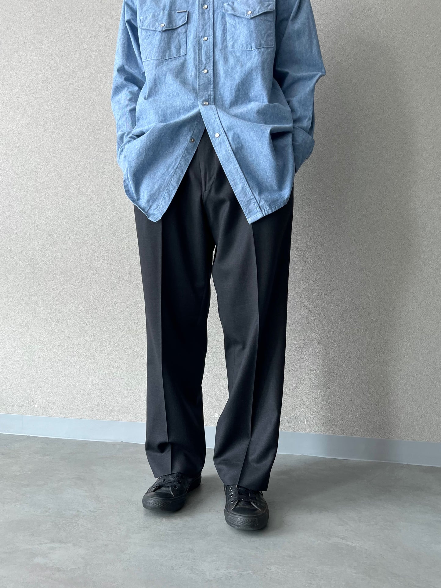 90's HUGO BOSS wool slacks "Made in USA"