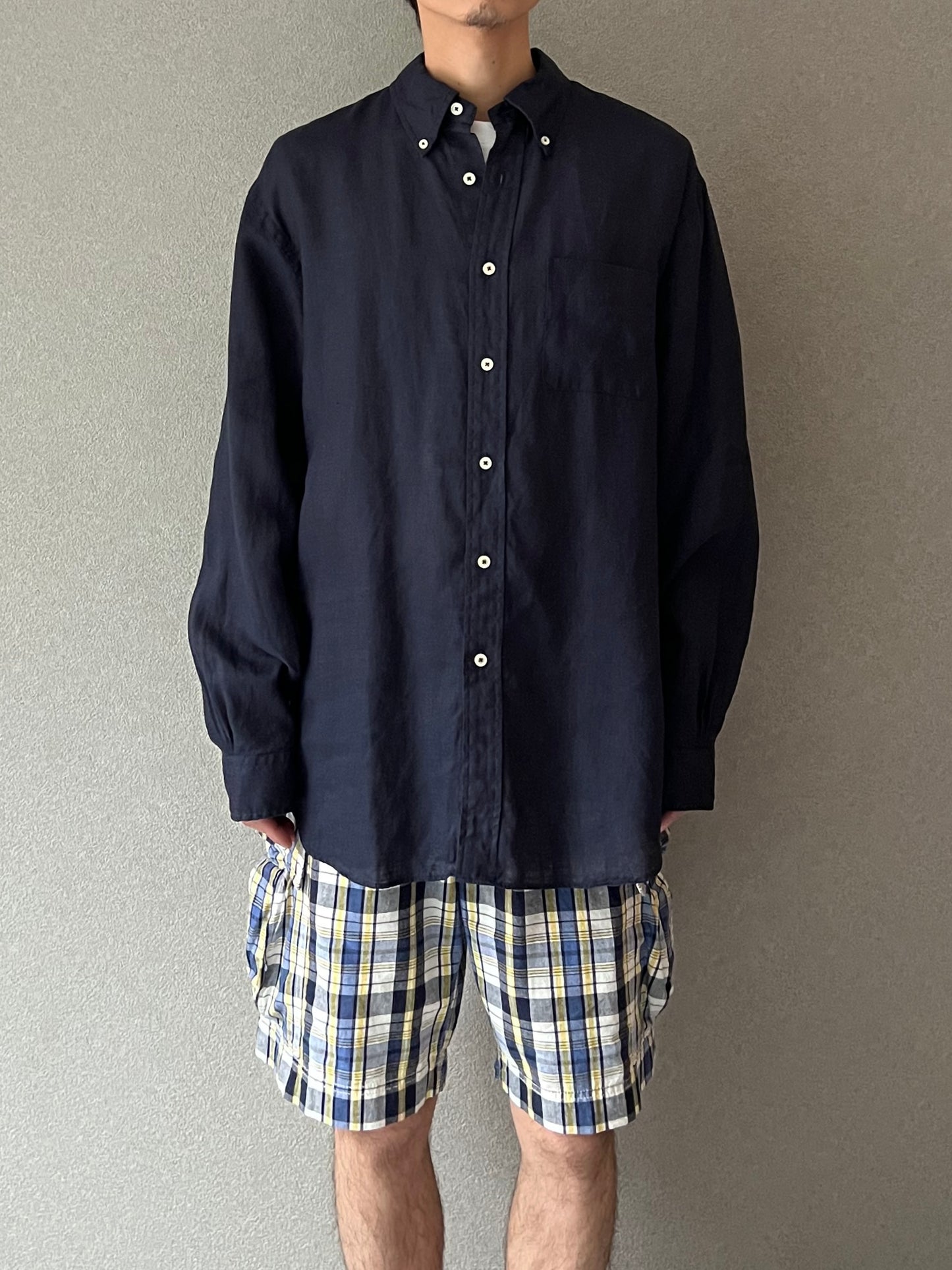 00's Brooks Brothers BD linen shirt