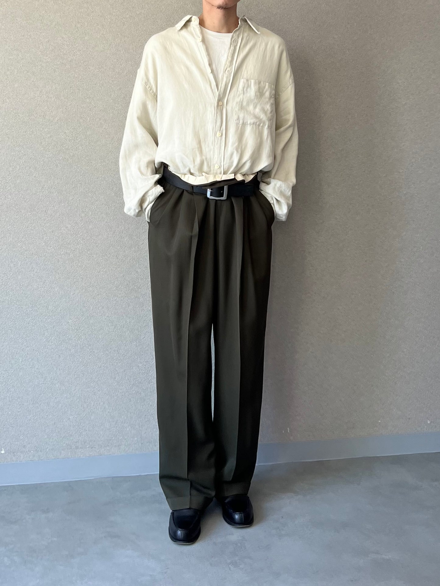 80's GIVENCHY wool slacks "Made in USA"