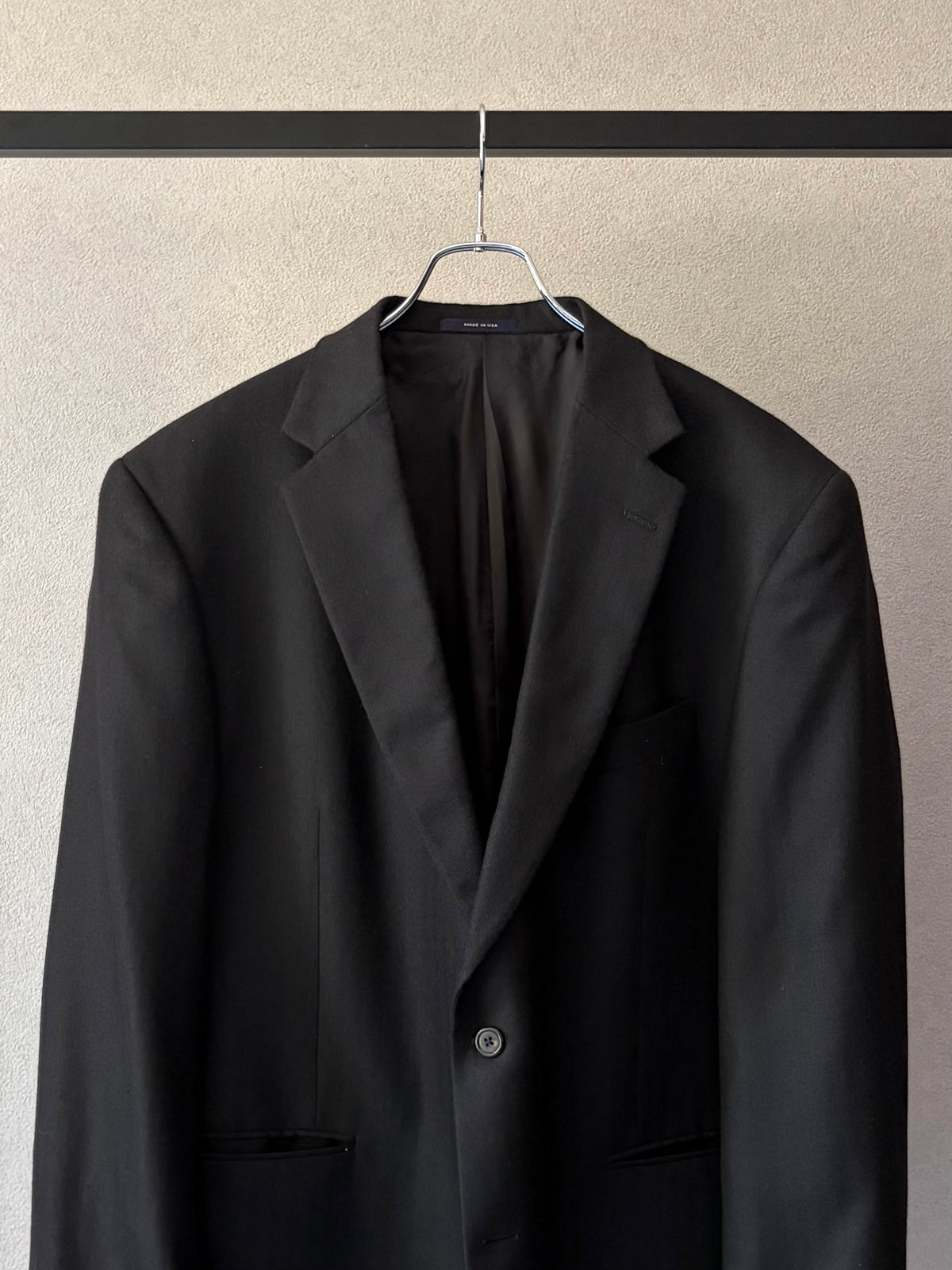 90's Hart Schaffner&Marx × Loro Piana cashmere tailored jacket "Made in USA"