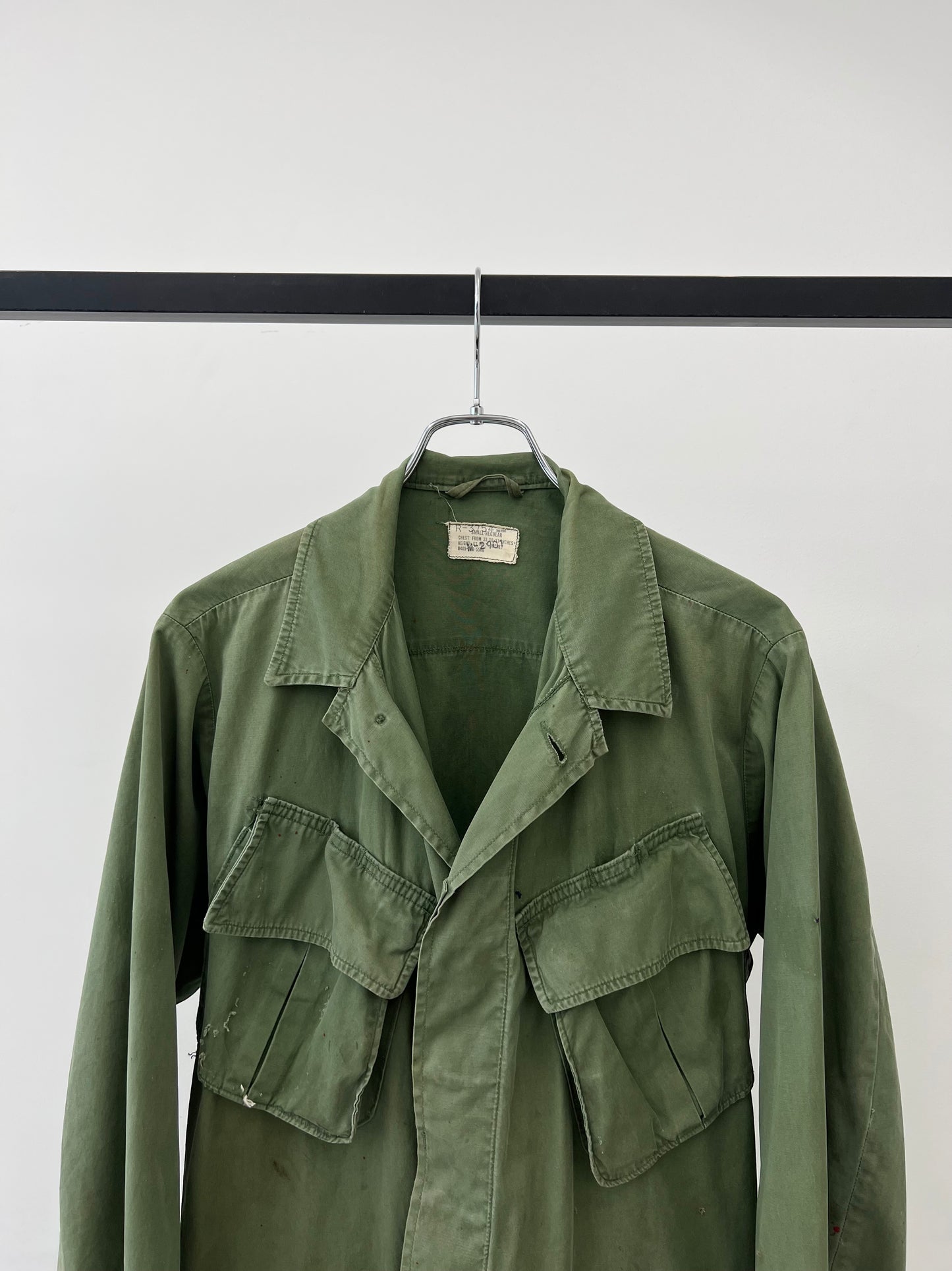 60's US.ARMY jungle fatigue jacket "3rd"