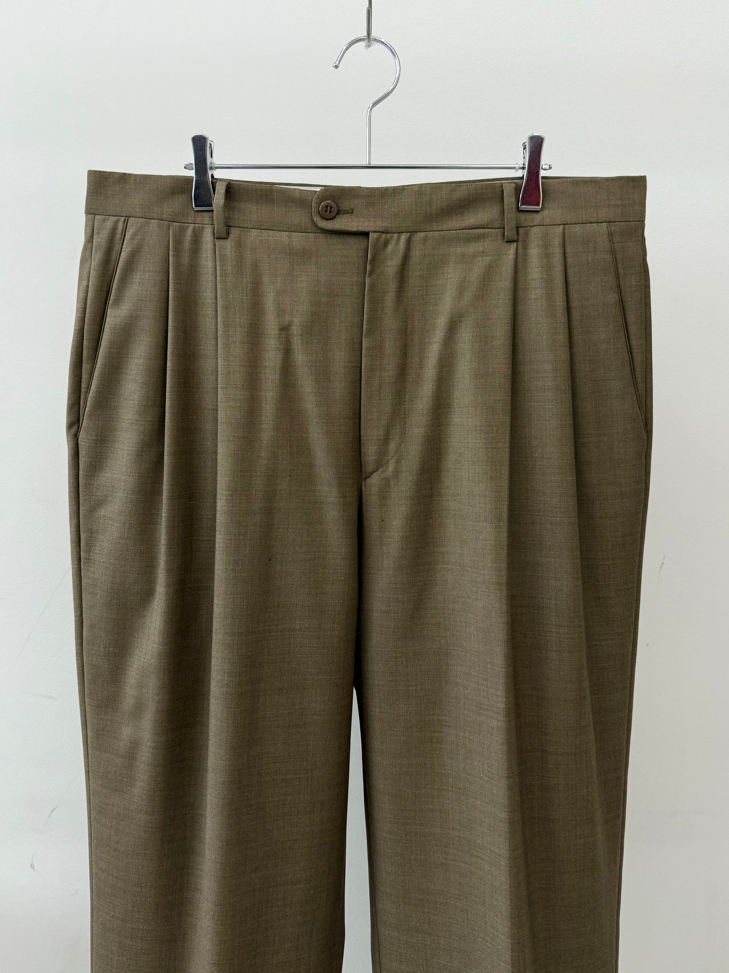 00's Zanella × Loro Piana wool slacks "Made in ITALY