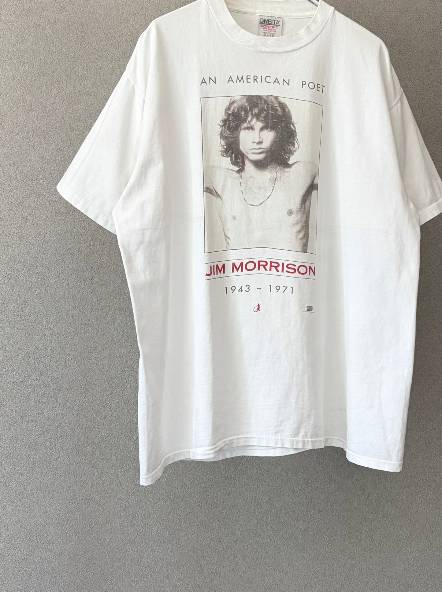 90's JIM MORRISON music t-shirt "Made in USA"