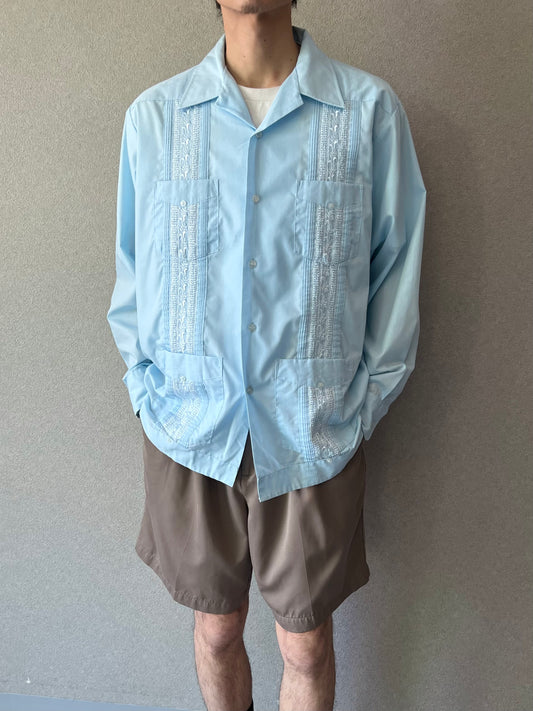 80's ROMANI guayabera shirt
