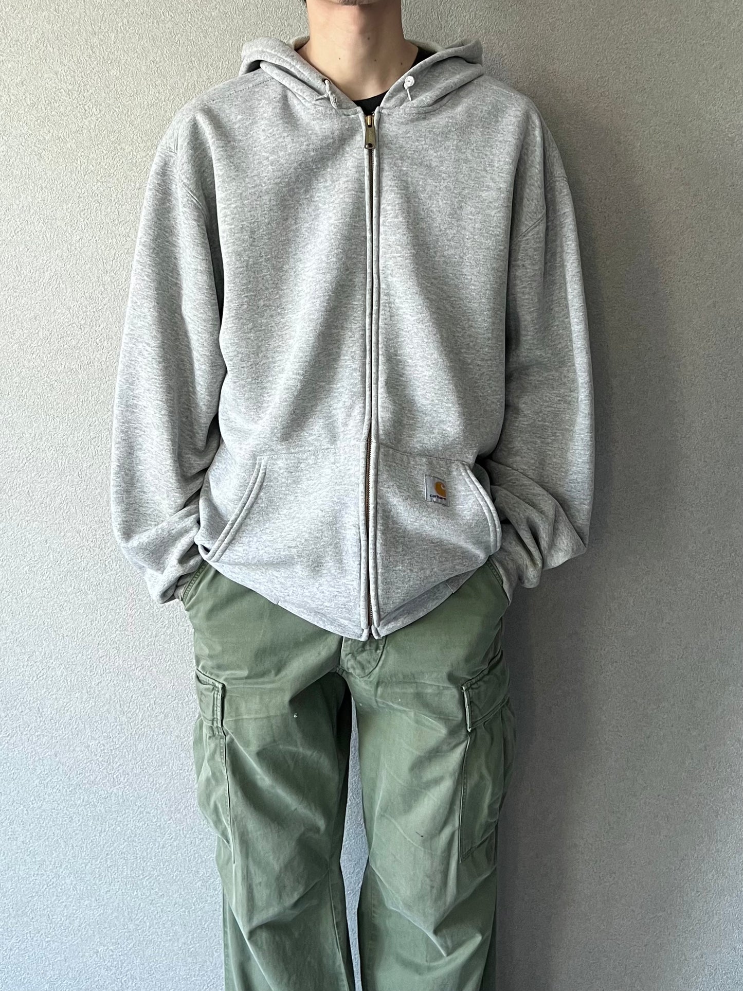 90's〜 carhartt zip up sweat hoodie
