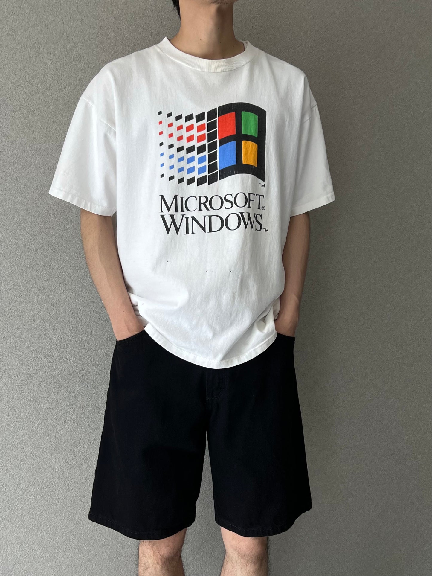 90's Microsoft Windows print t-shirt "Made in USA"