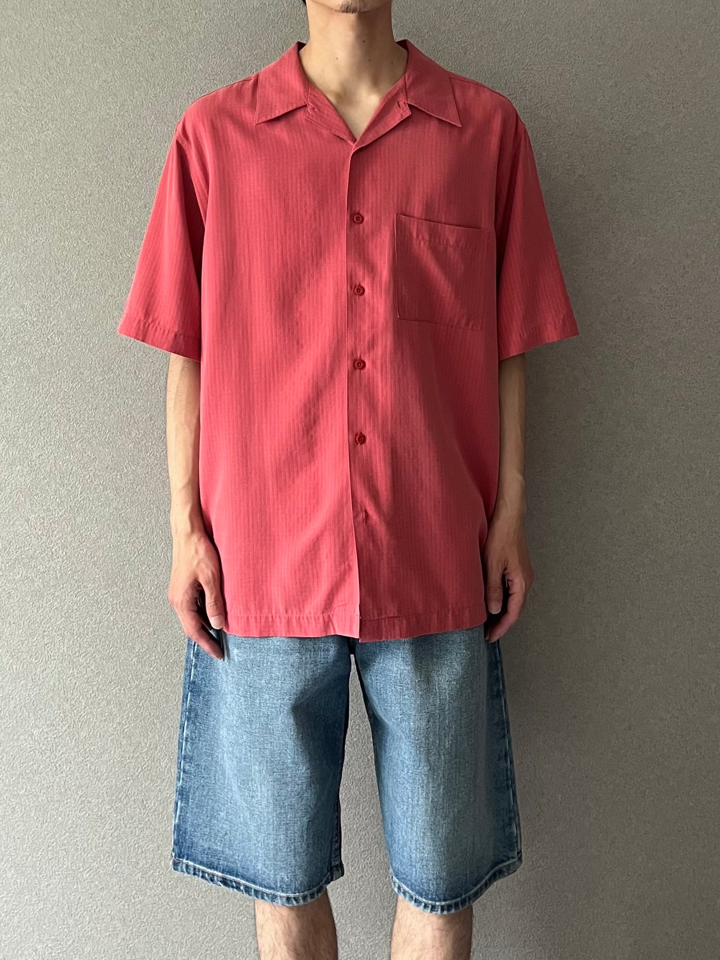 00's CAMBRIDGE CLASSICS open collar shirt