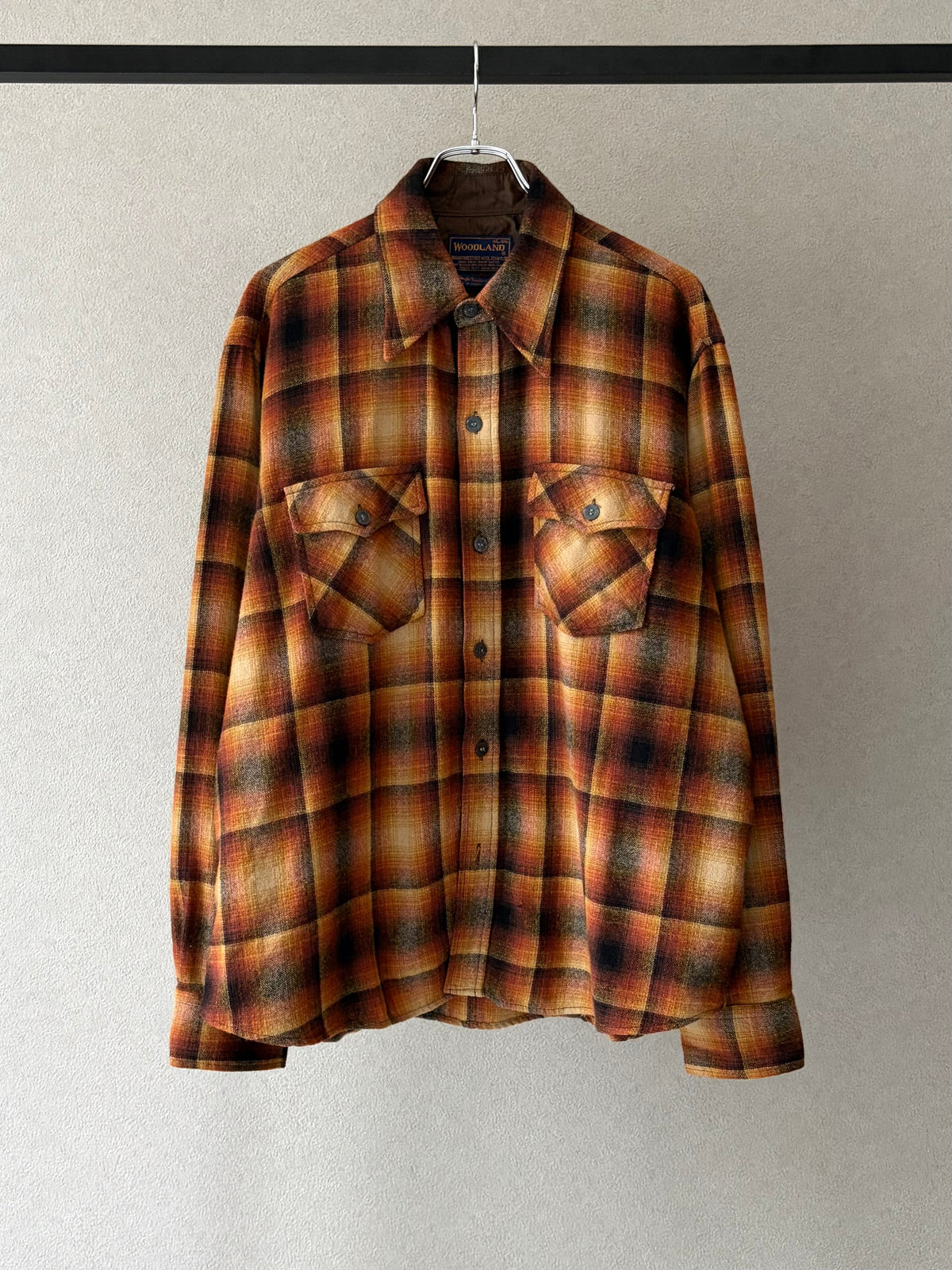 70's WOODLAND wool shirt