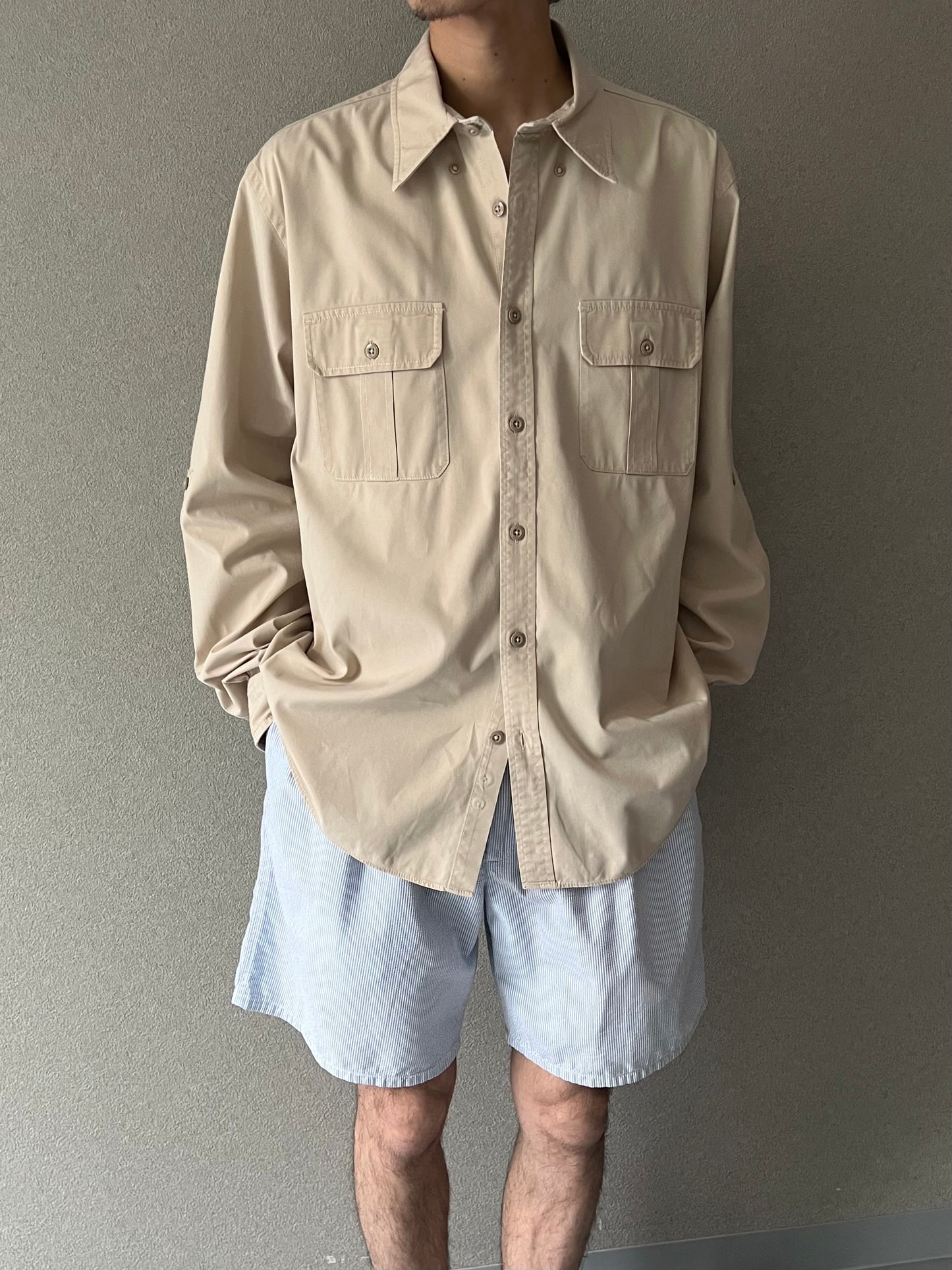 00's Brooks Brothers safari shirt