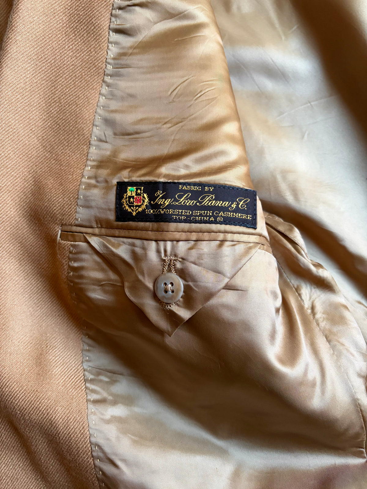 90's Dillard's × Loro Piana cashmere tailored jacket "Made in USA"