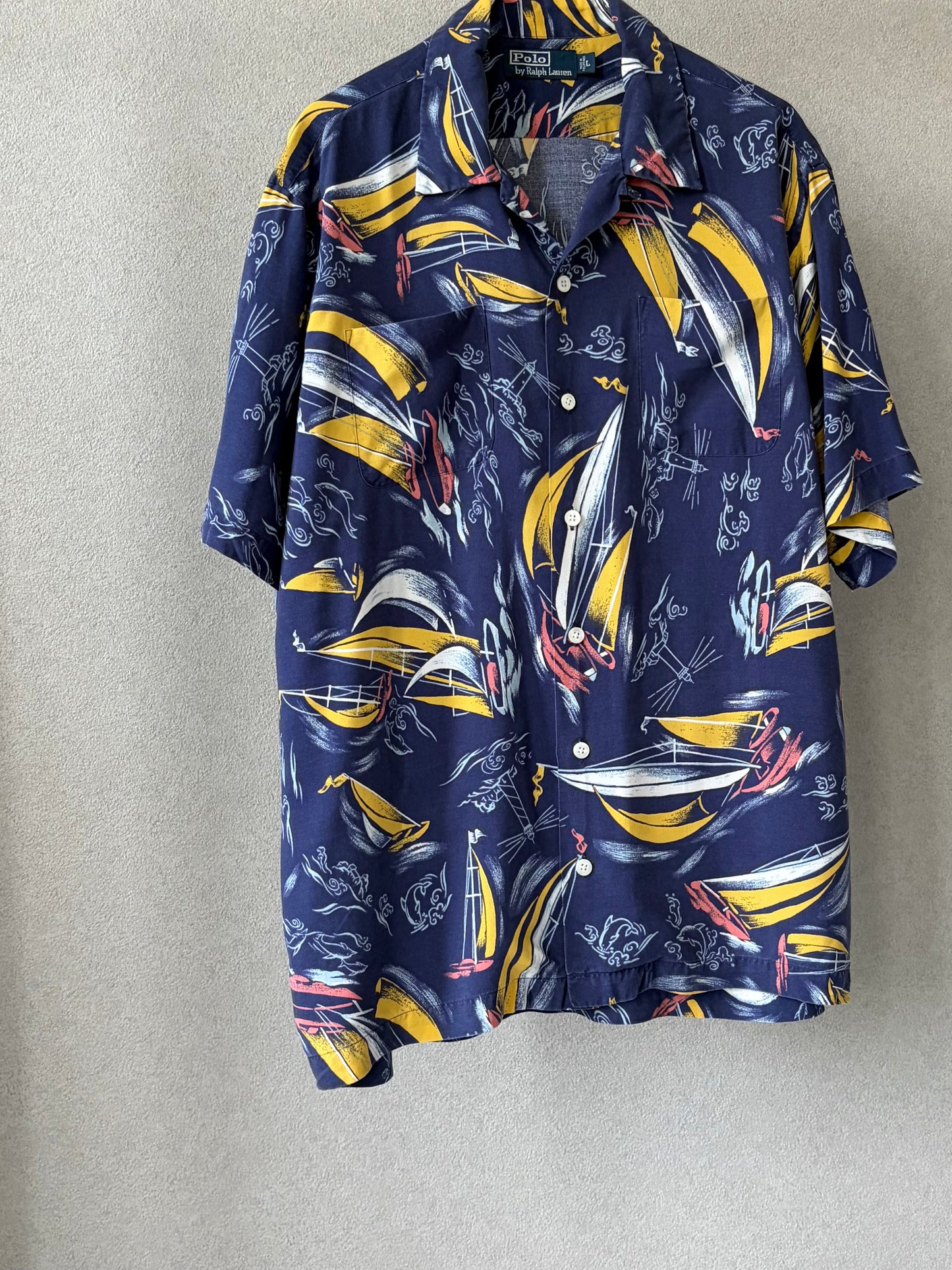 90's Polo Ralph Lauren open collar shirt