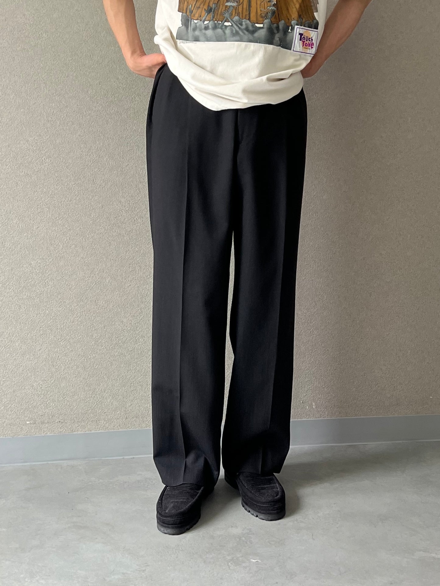 90's PRONTO UOMO wool slacks