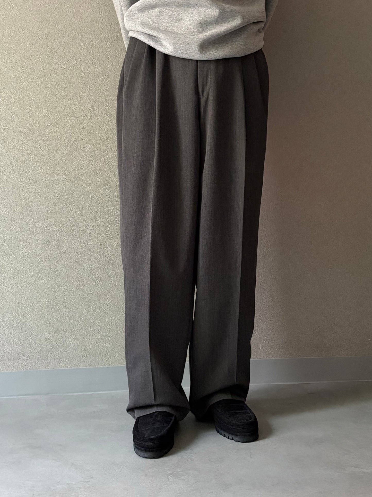00's PRONTO UOMO wool slacks