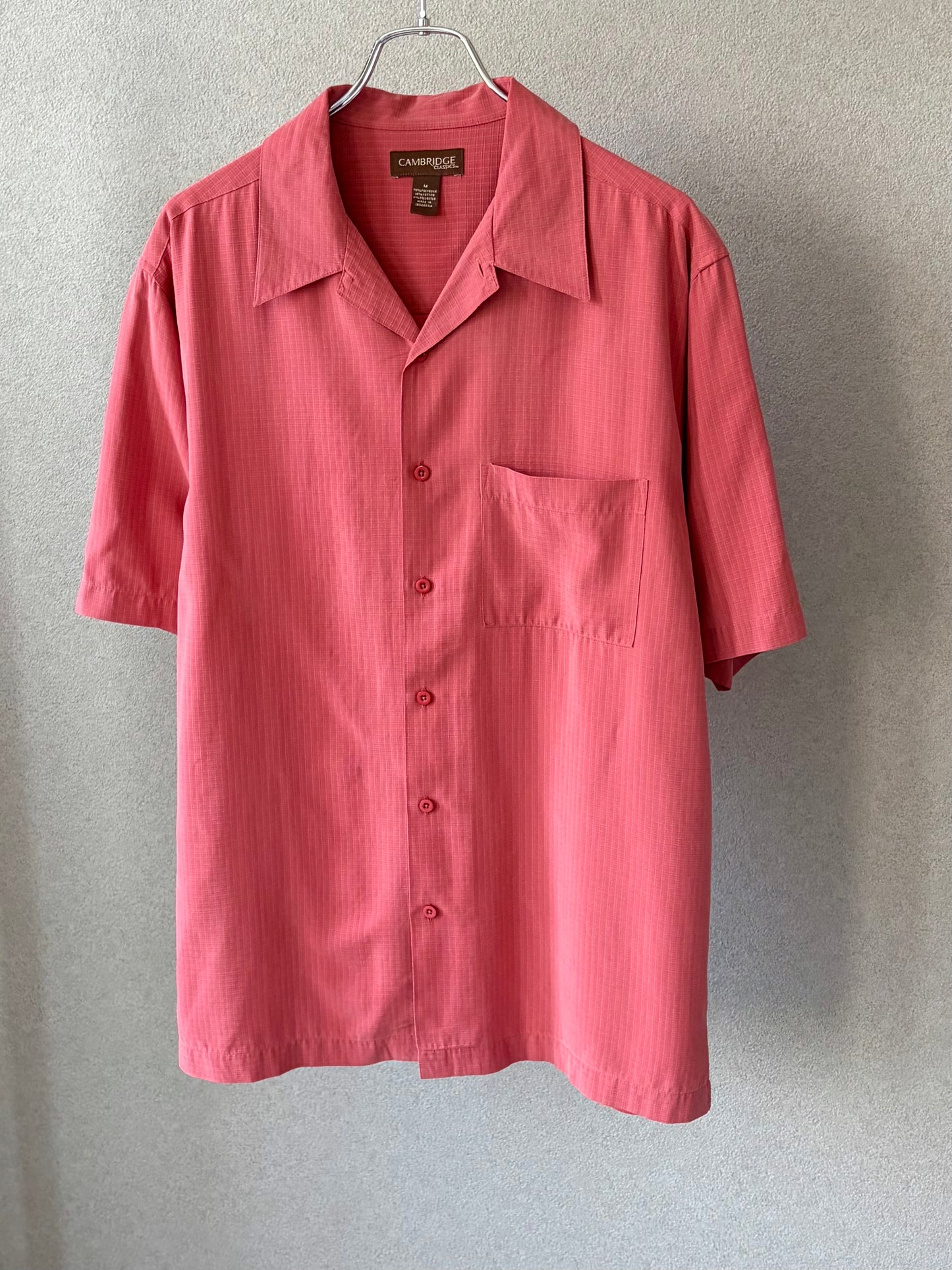 00's CAMBRIDGE CLASSICS open collar shirt