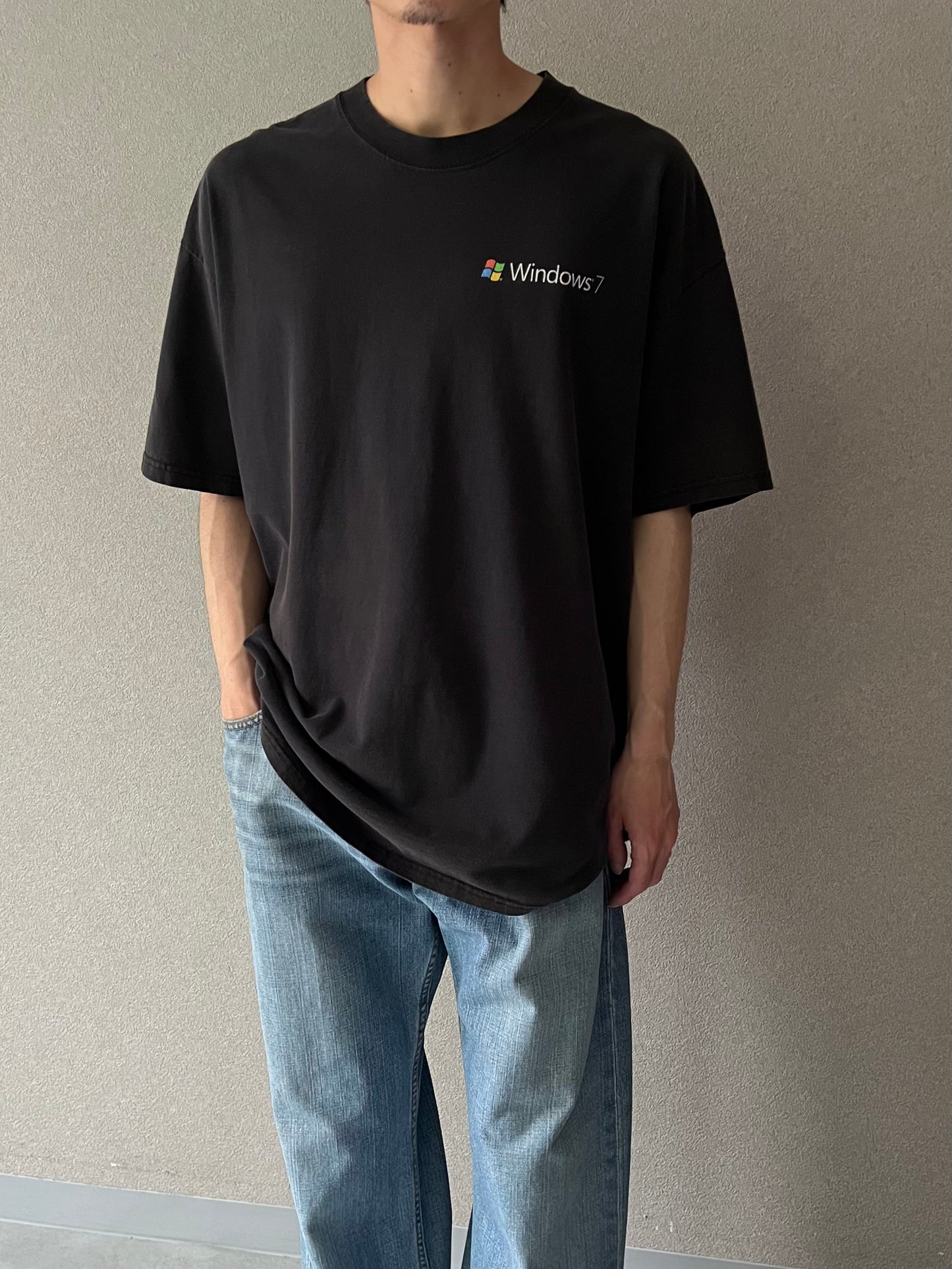 00's Windows 7 print t-shirt