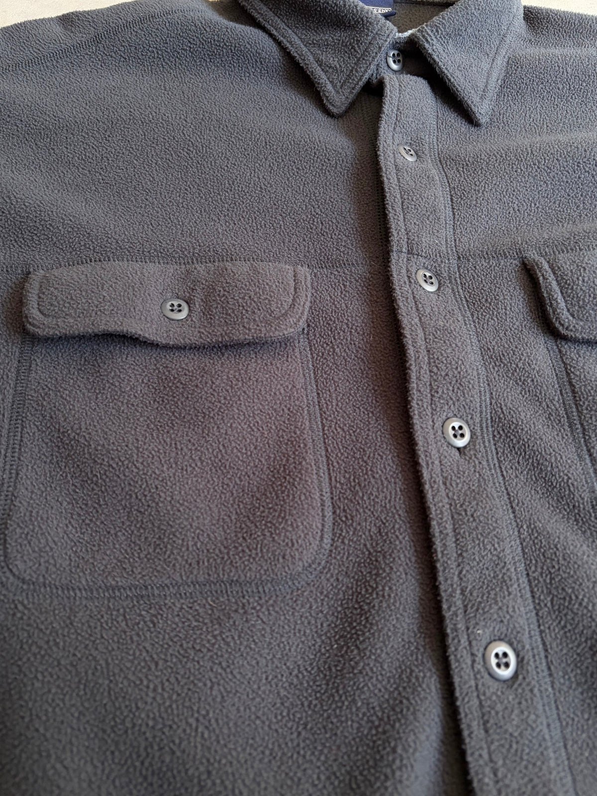 90's LANDS' END fleece shirt "Made in USA"