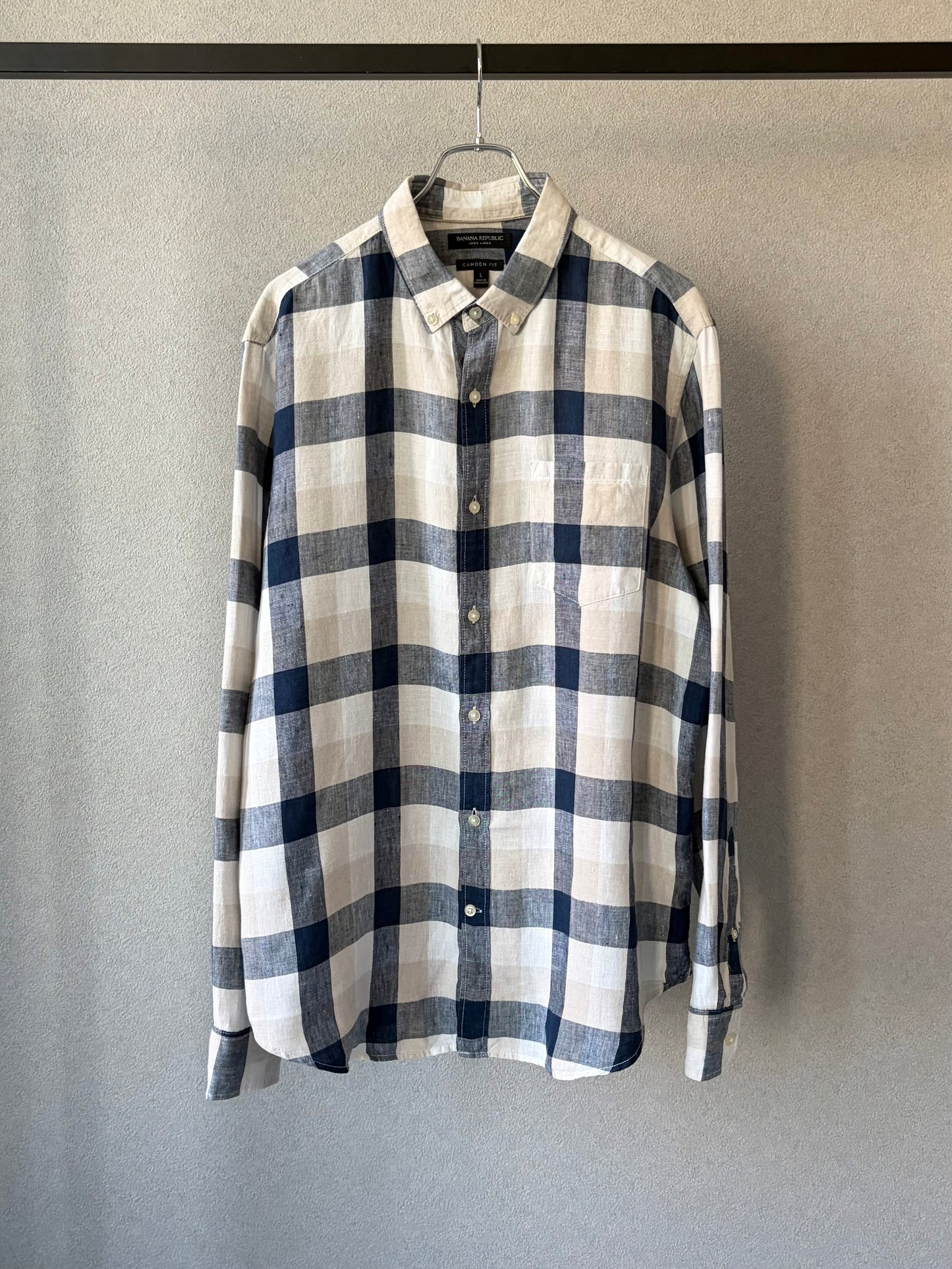 00's BANANA REPUBLIC linen shirt