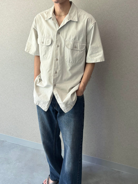 90's Eddie Bauer open collar shirt