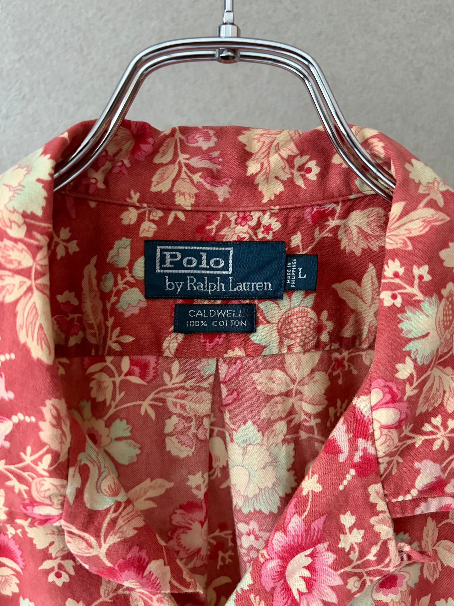 90's Polo Ralph Lauren open collar shirt "CALDWELL"