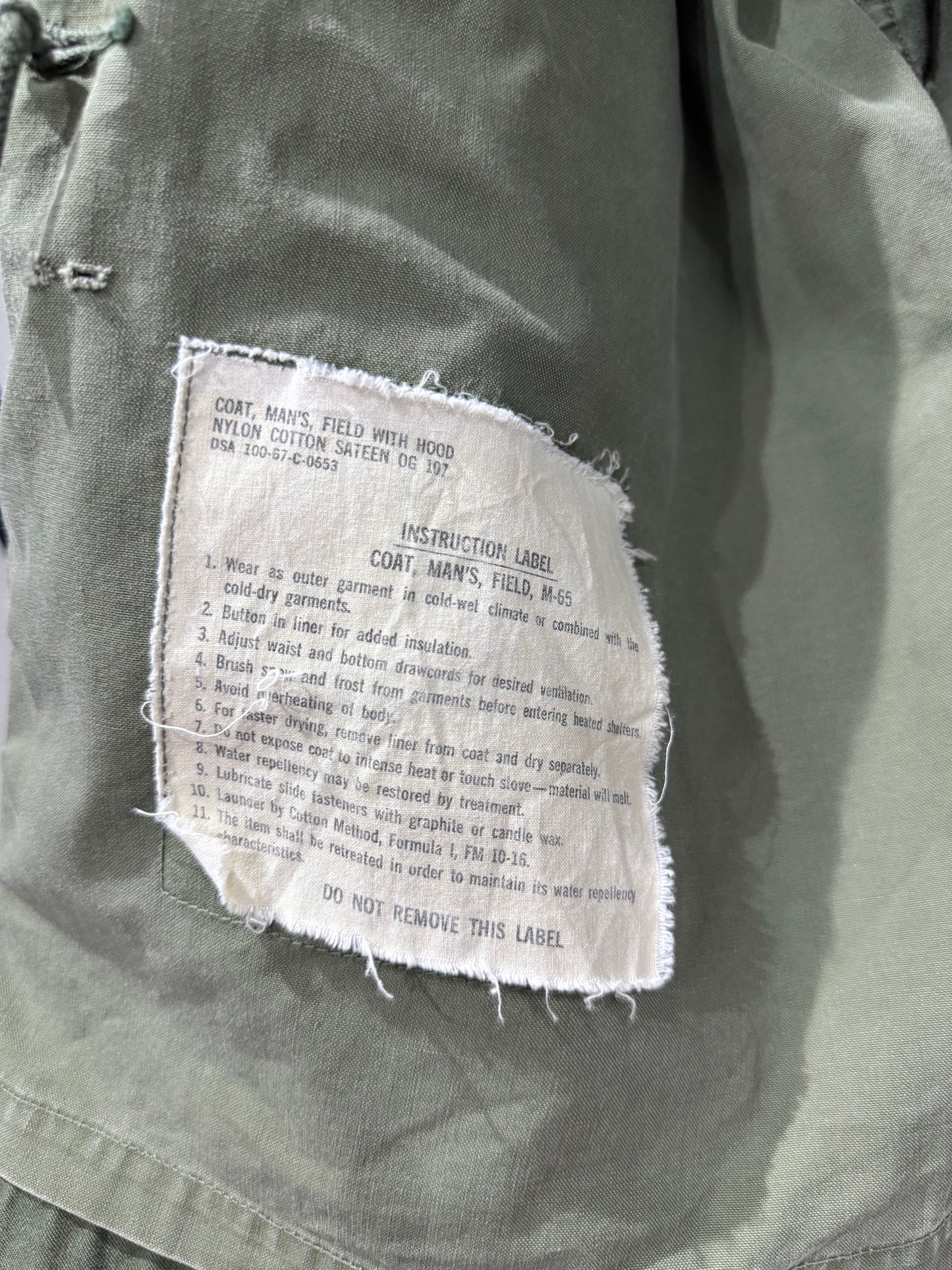 60's US.ARMY M-65 field jacket
