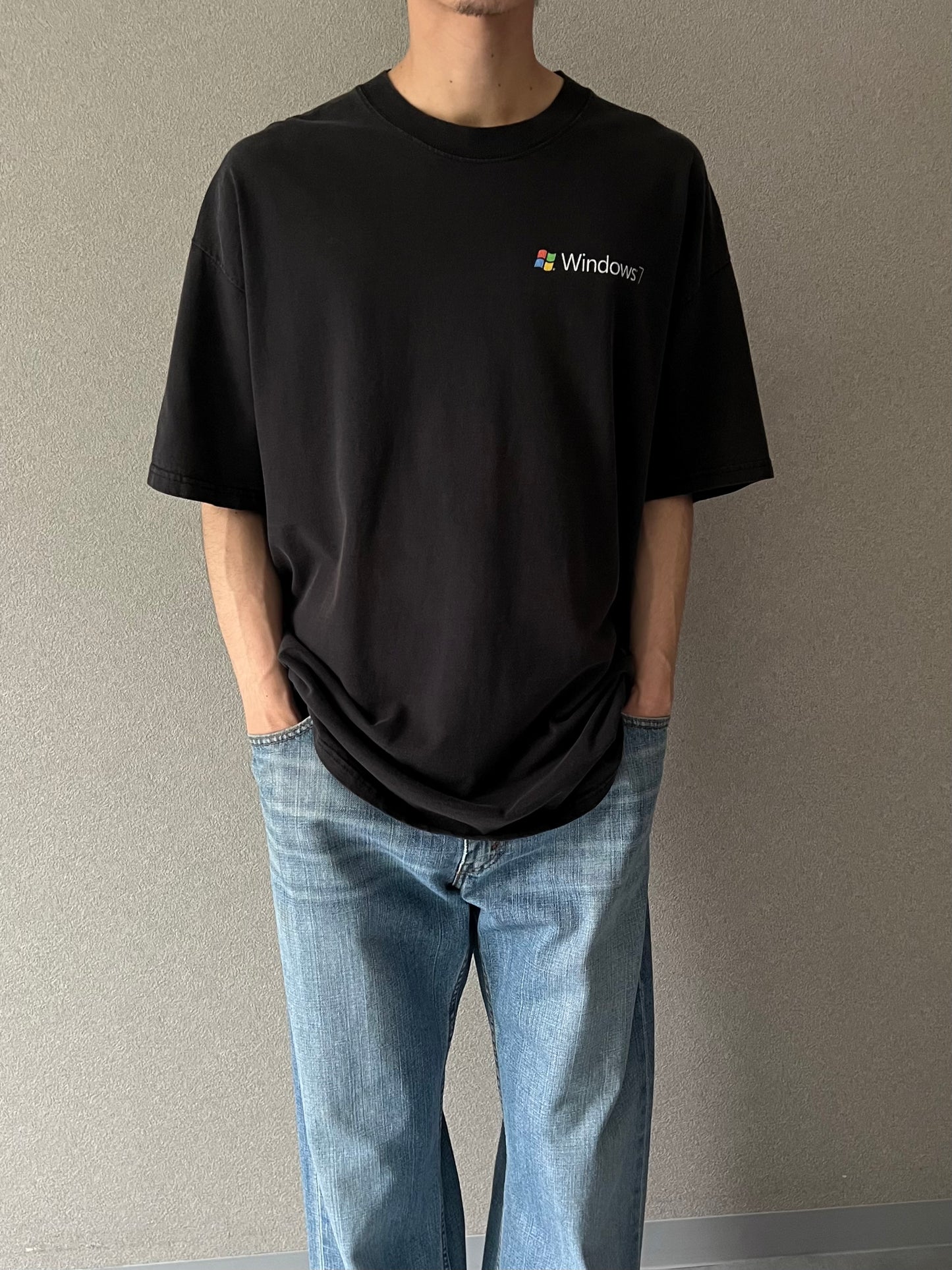 00's Windows 7 print t-shirt