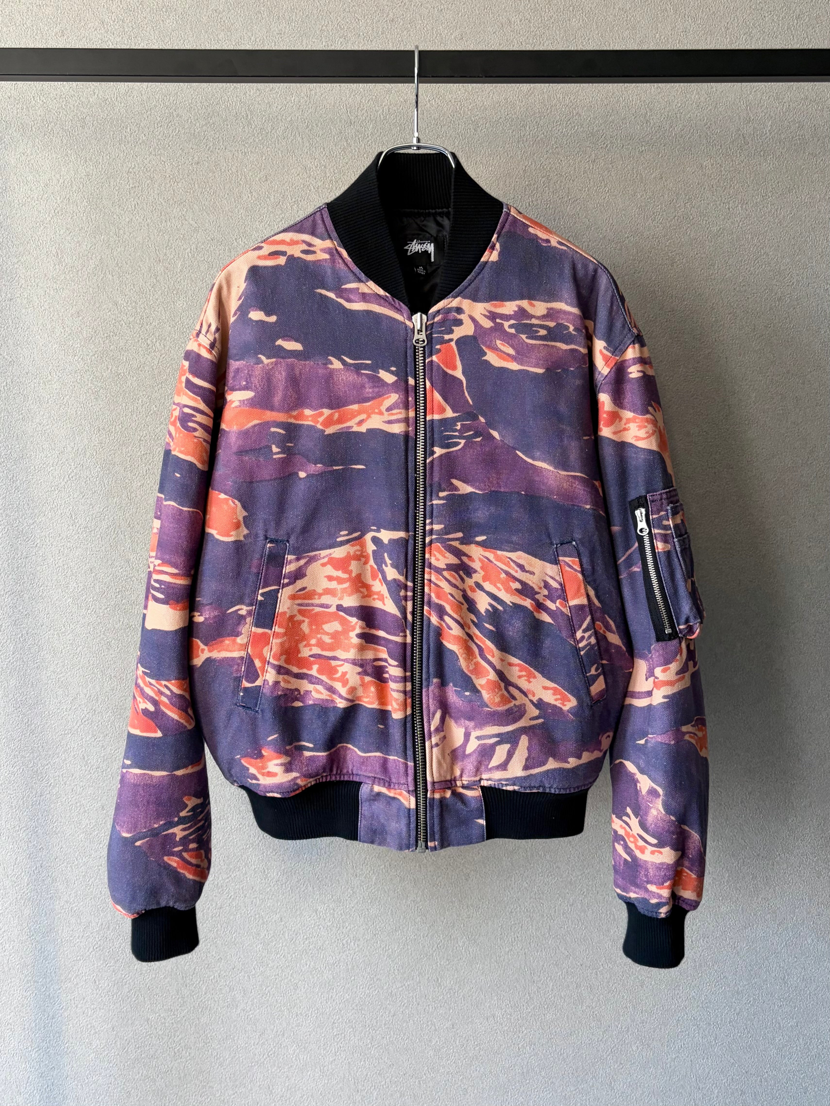 【値下げ可】STUSSY TIGRIS CANVAS BOMBER JACKET stussy bomber jacket – HARU CLOTHING STORE
