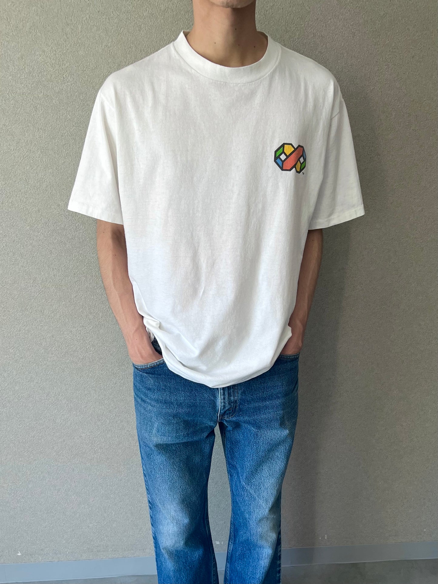 90's Microsoft print t-shirt "Made in USA"