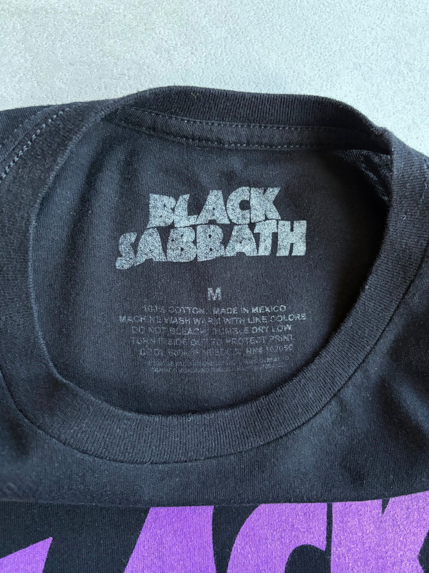 10's BLACK SABBATH print t-shirt