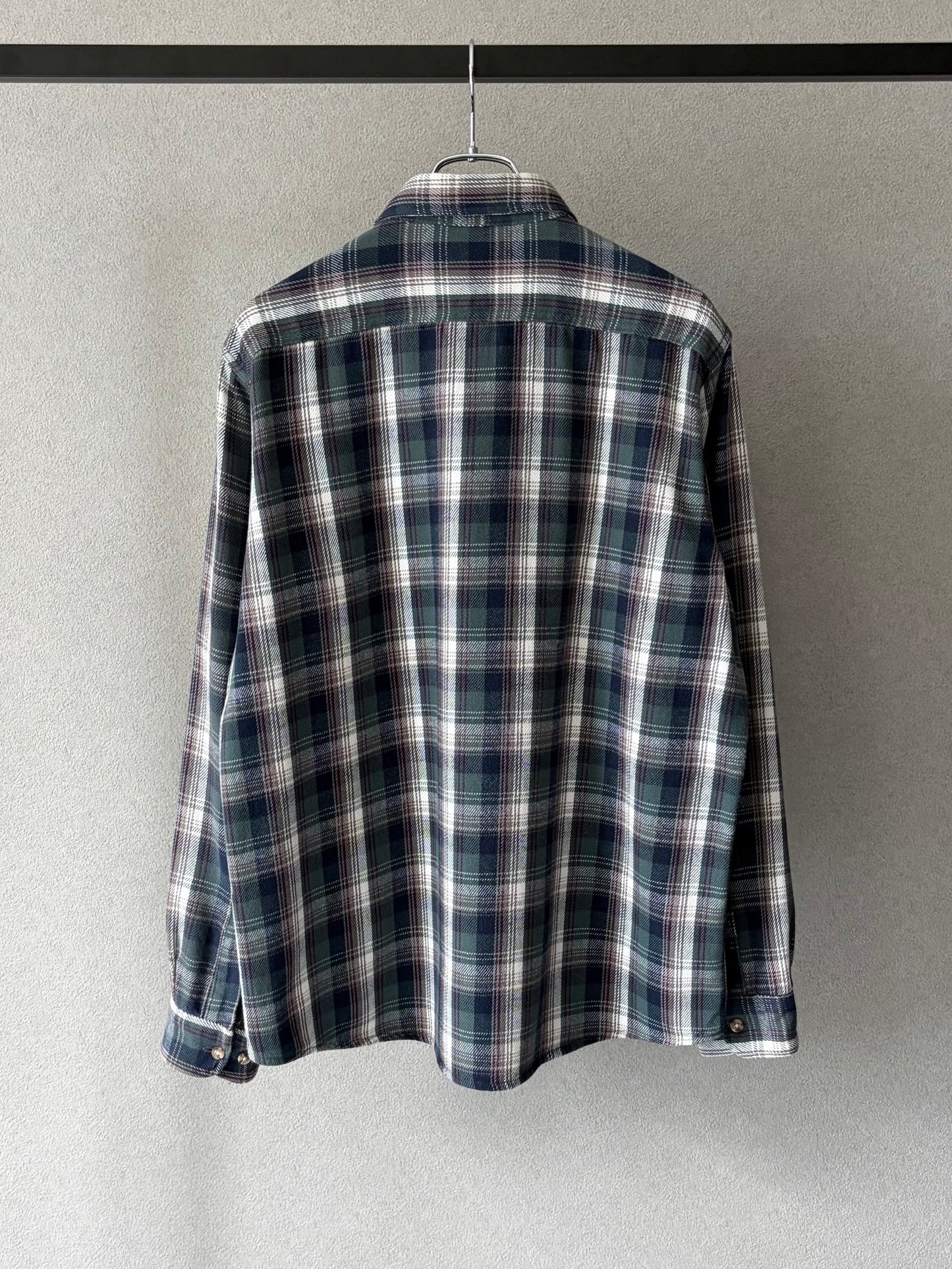 90's FIVE BROTHER flannel shirt