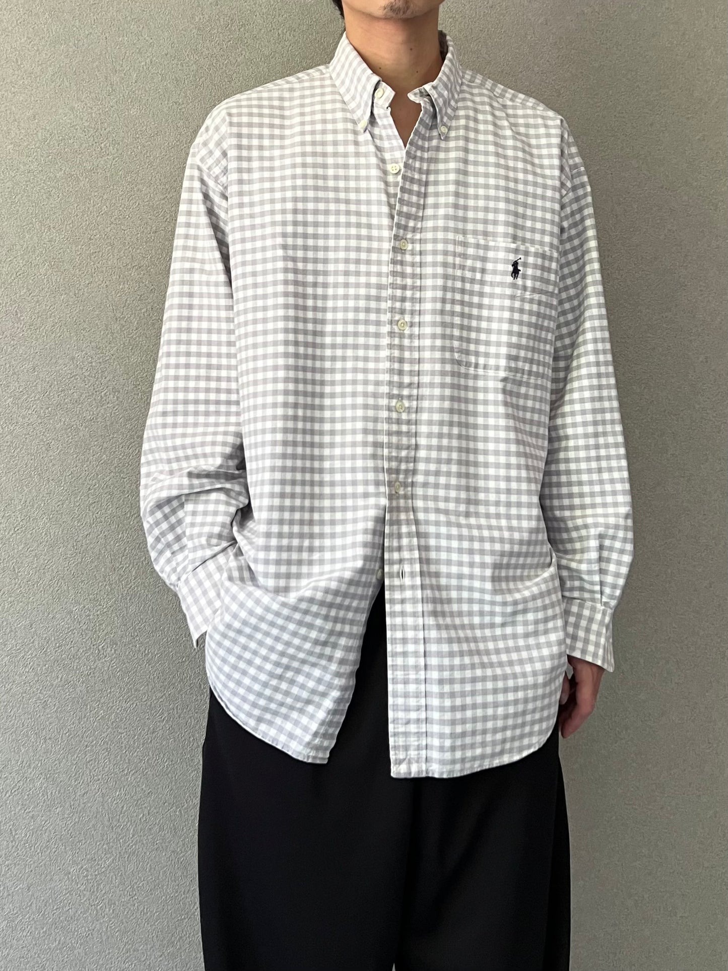 90's Polo Ralph Lauren BD shirt “BIG SHIRT"