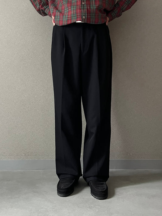 90's BANANA REPUBLIC wool × nylon slacks "Made in ITALY"
