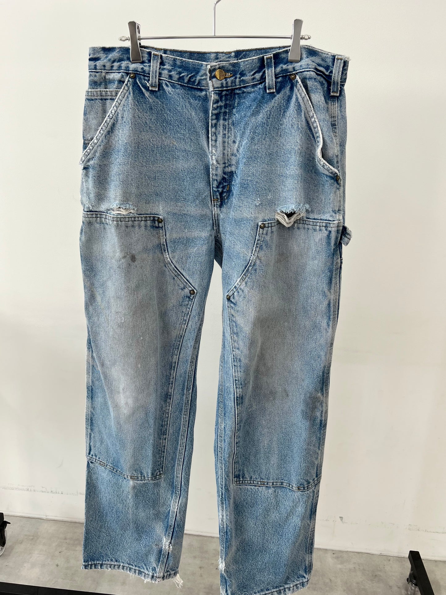00's carhartt double knee denim painter pants
