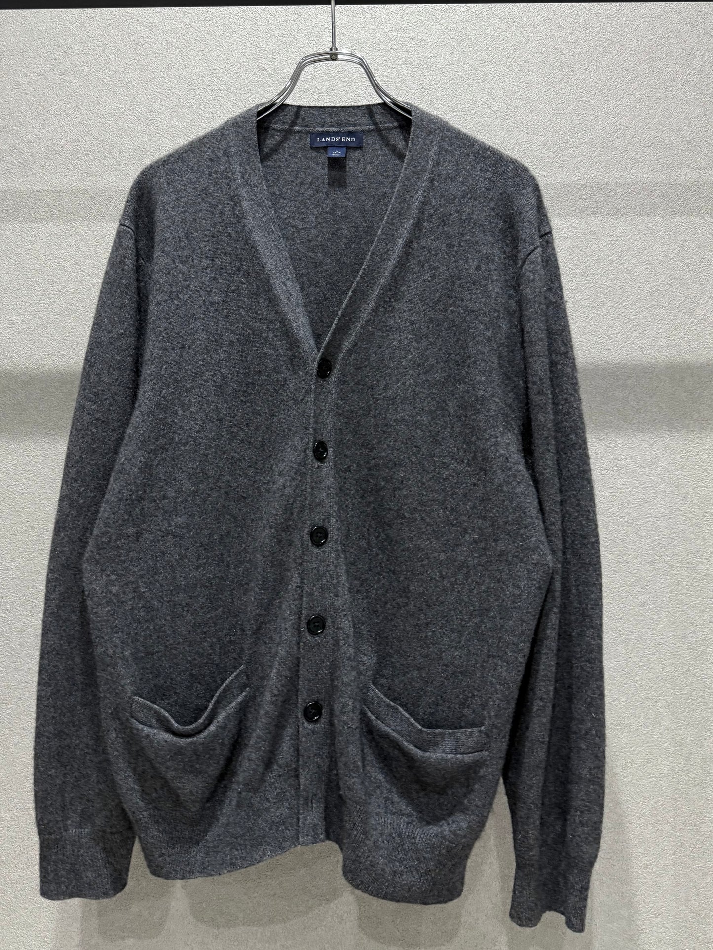 00's LANDS' END cashmere knit cardigan