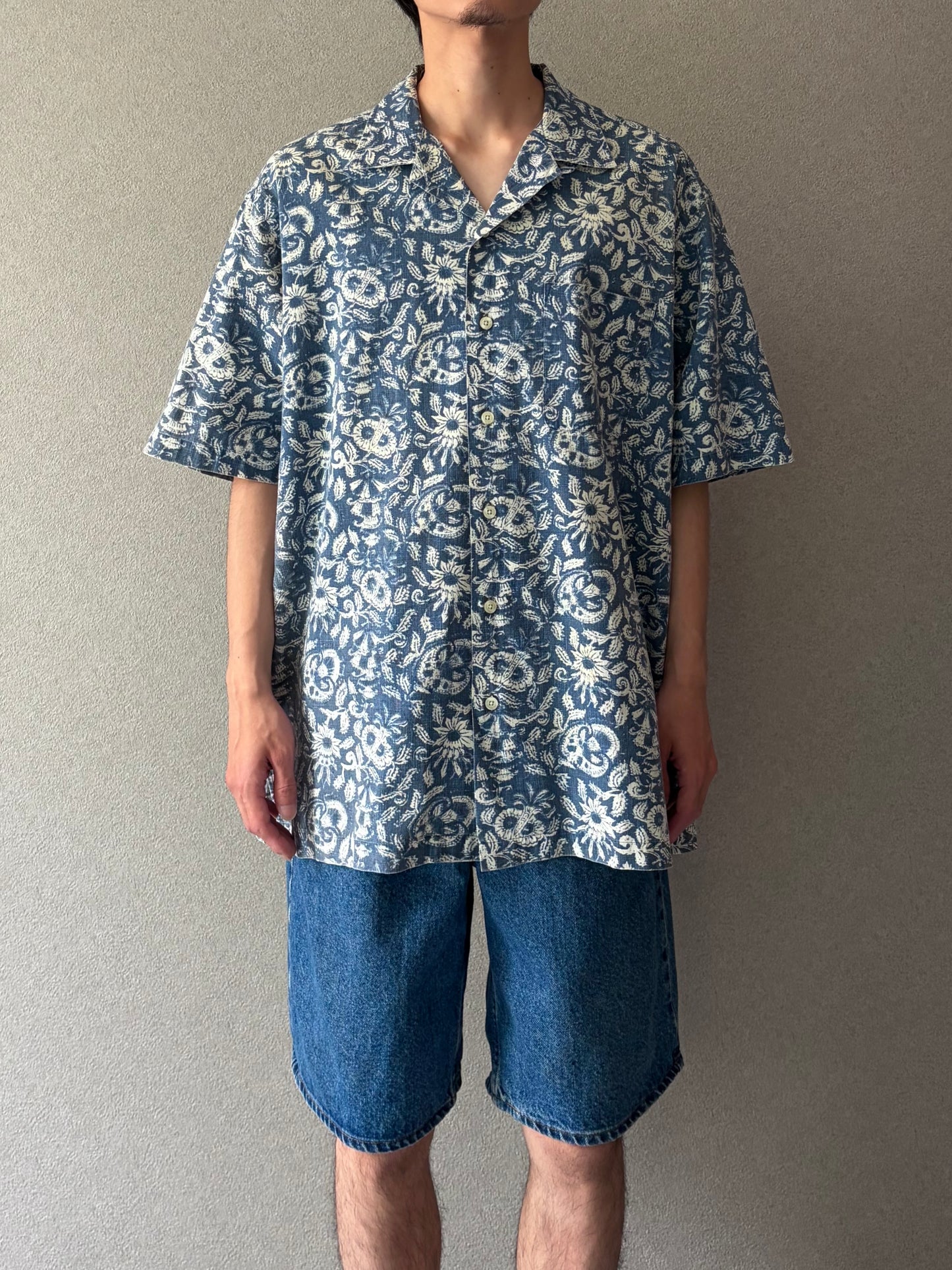 90's Polo Ralph Lauren open collar shirt "CALDWELL"