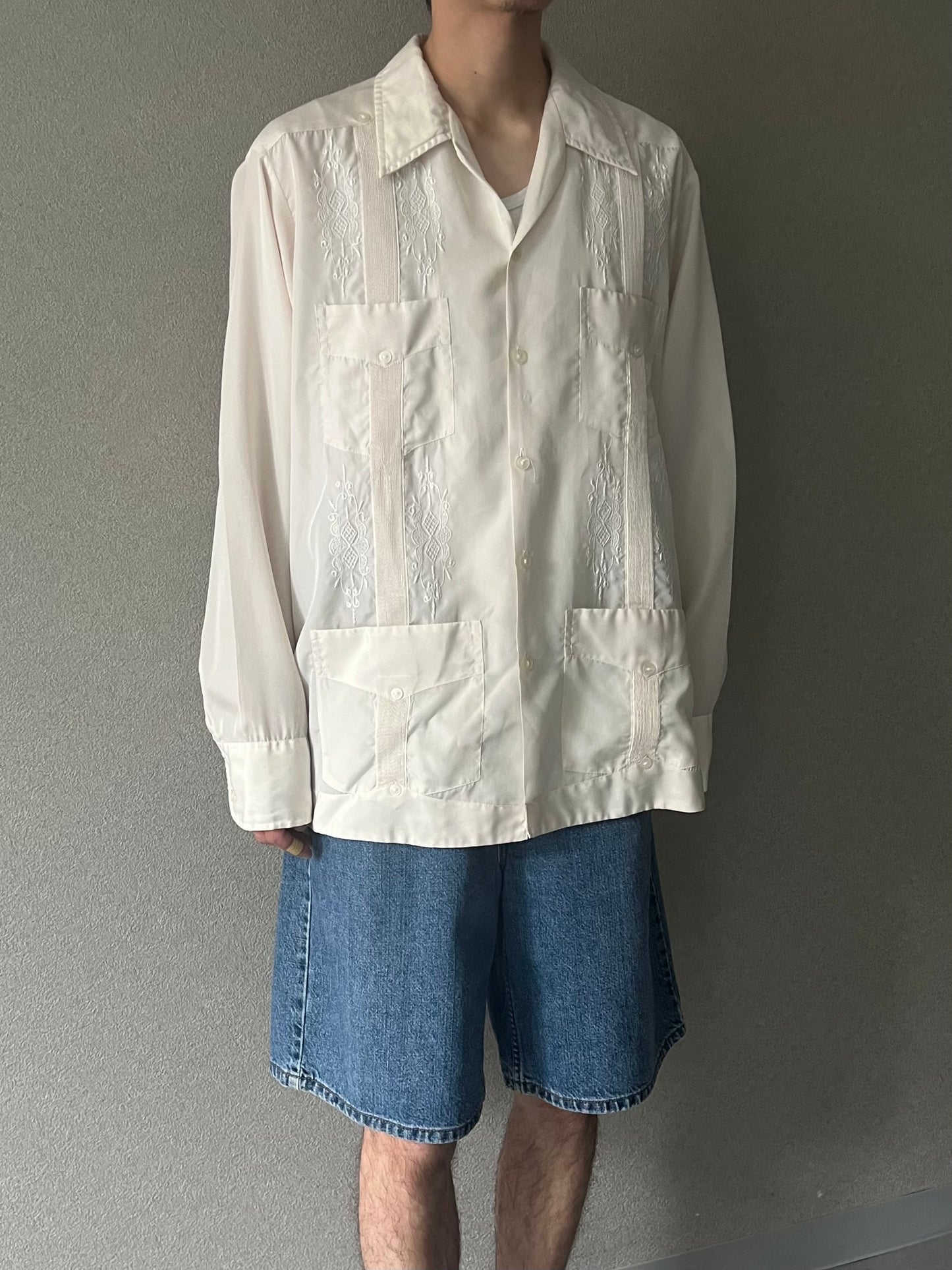 80's MAYALAND guayabera shirt