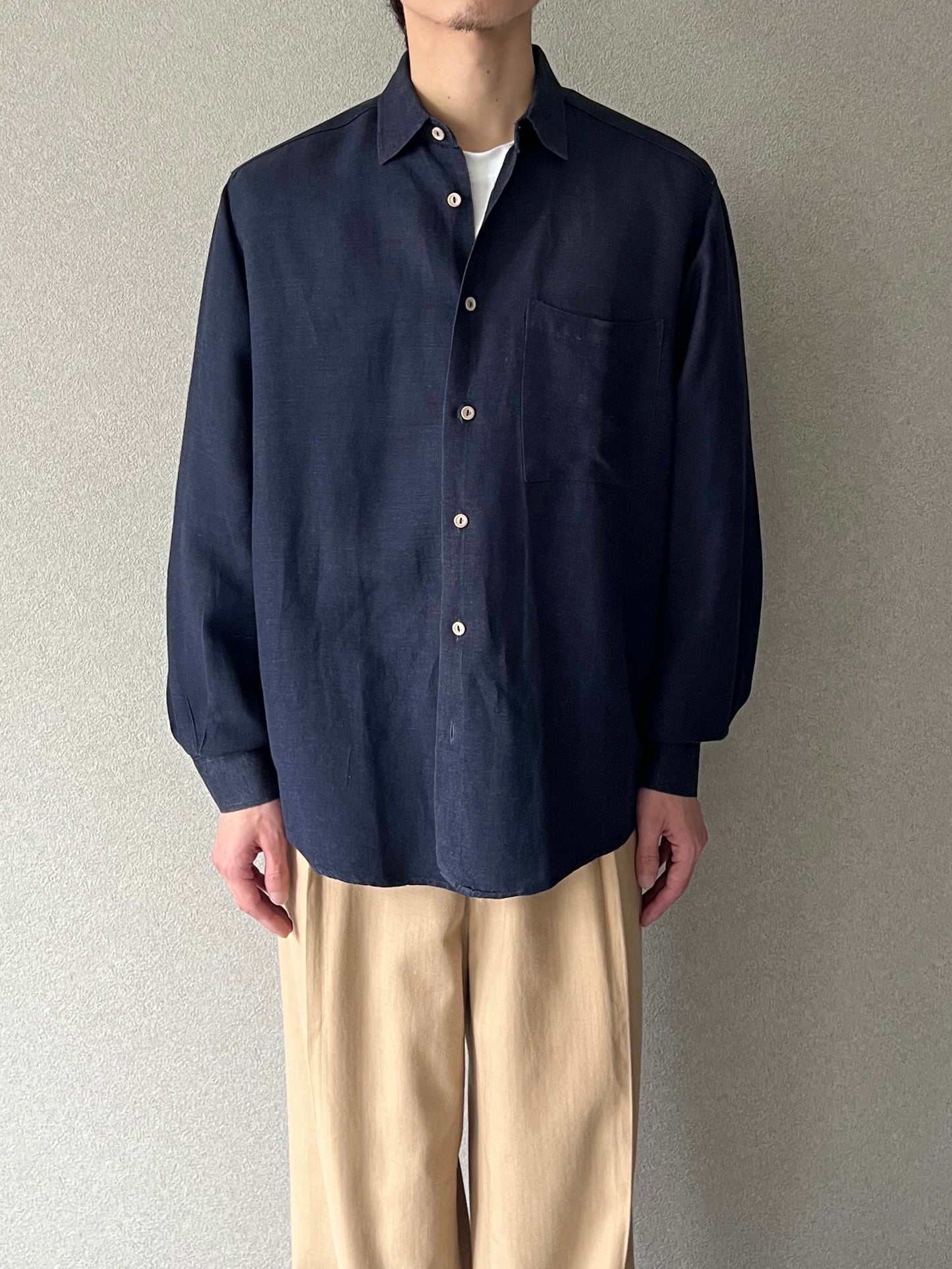 UNKNOWN irish linen shirt