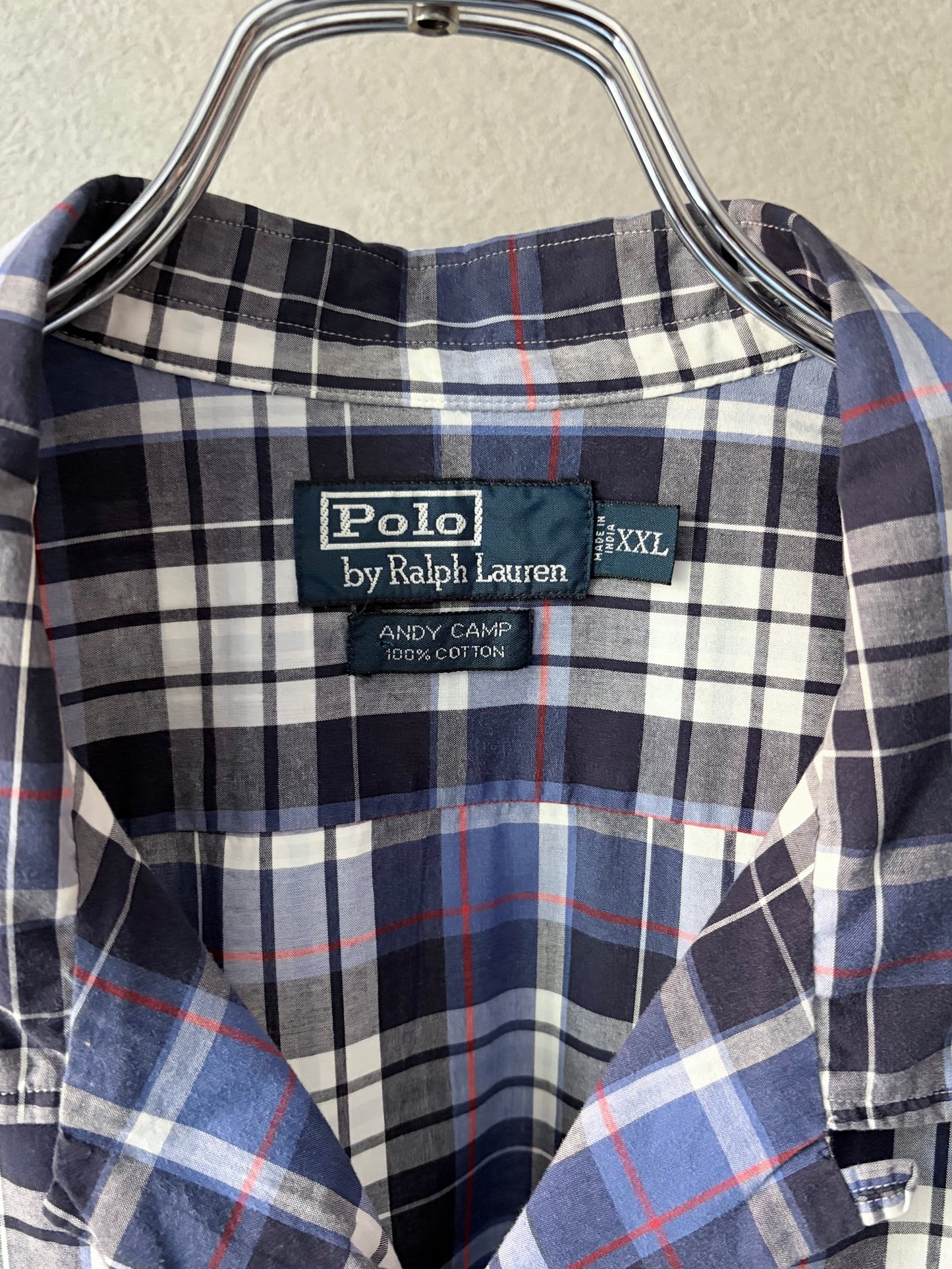 90's Polo Ralph Lauren open collar shirt "ANDY CAMP"