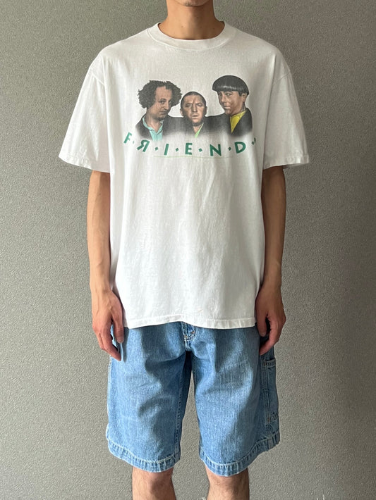 90's The Three Stooges FRIENDS parody t-shirt
