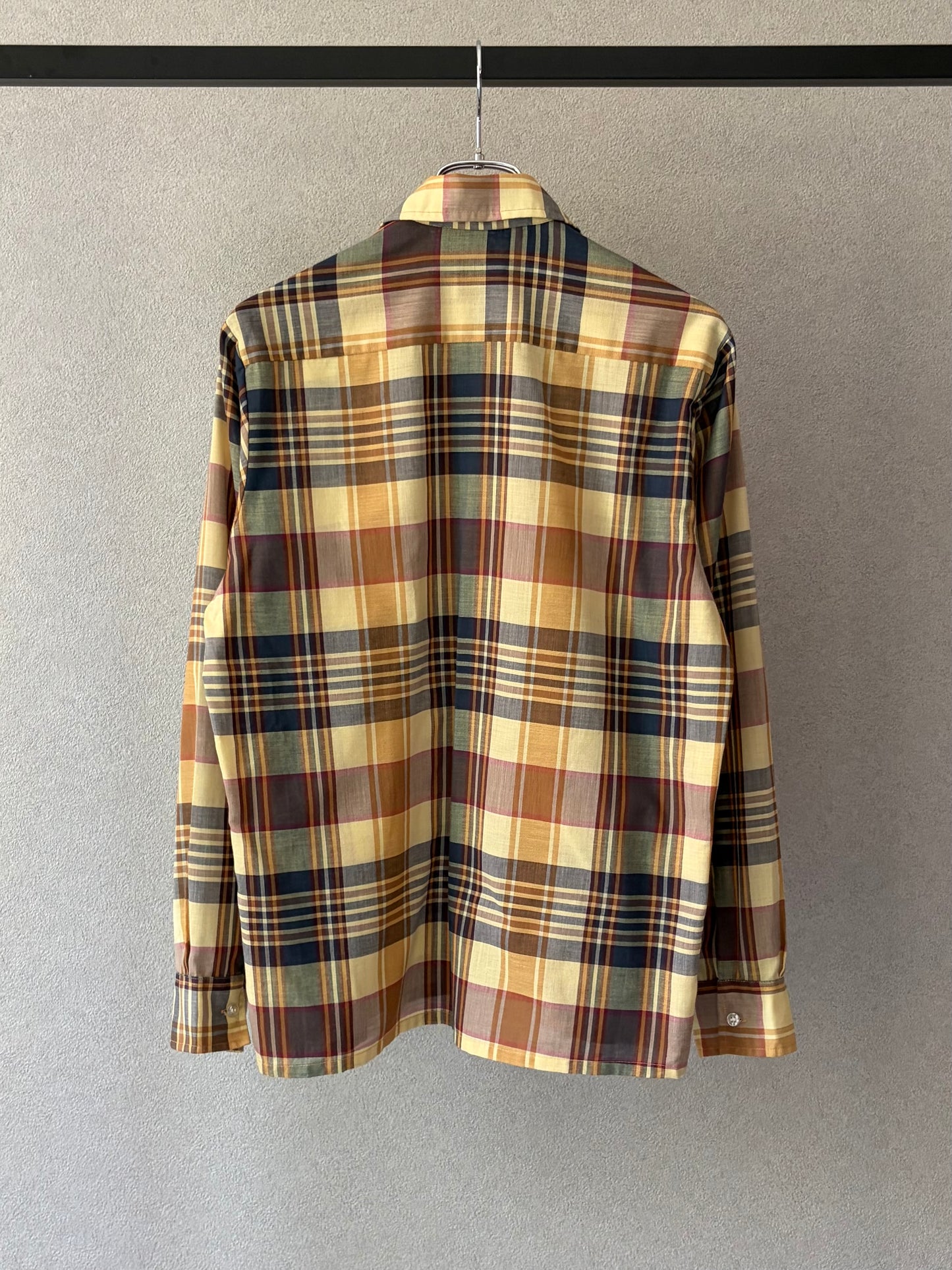 70's B.V.D open collar shirt