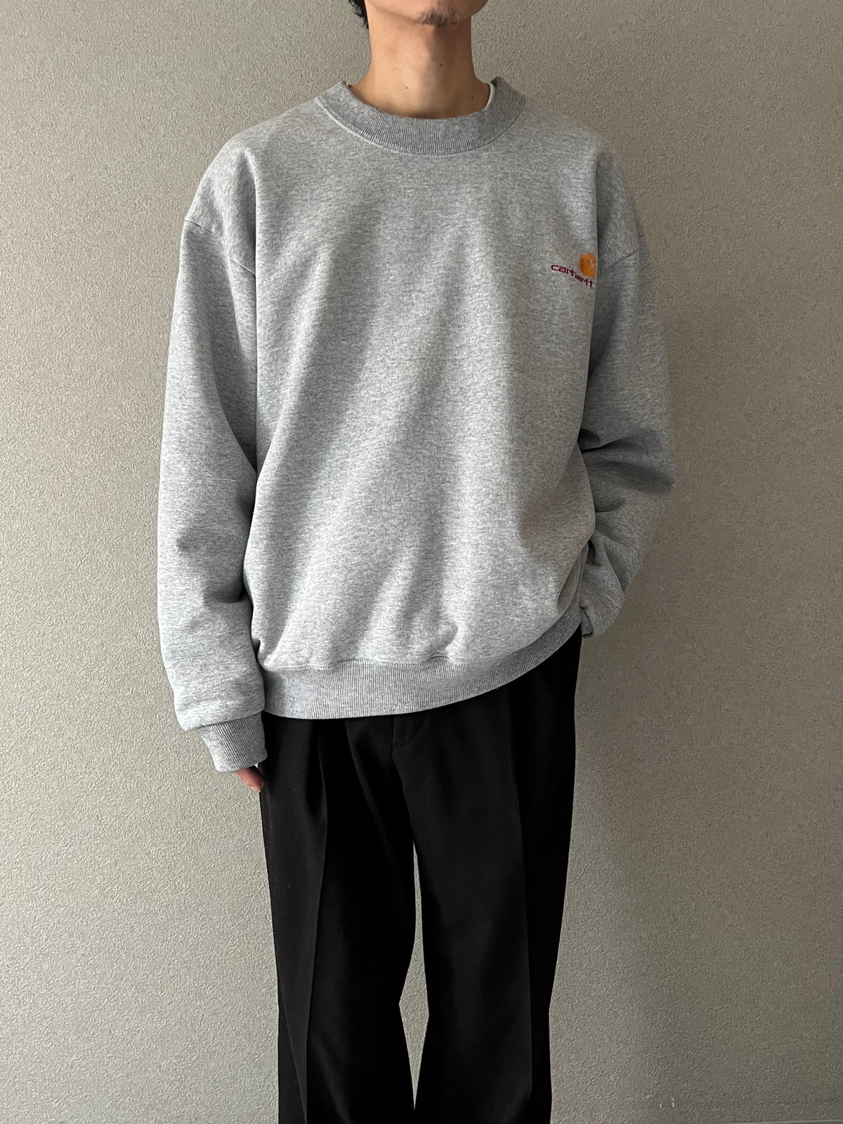 80's carhartt thermal lining sweater
