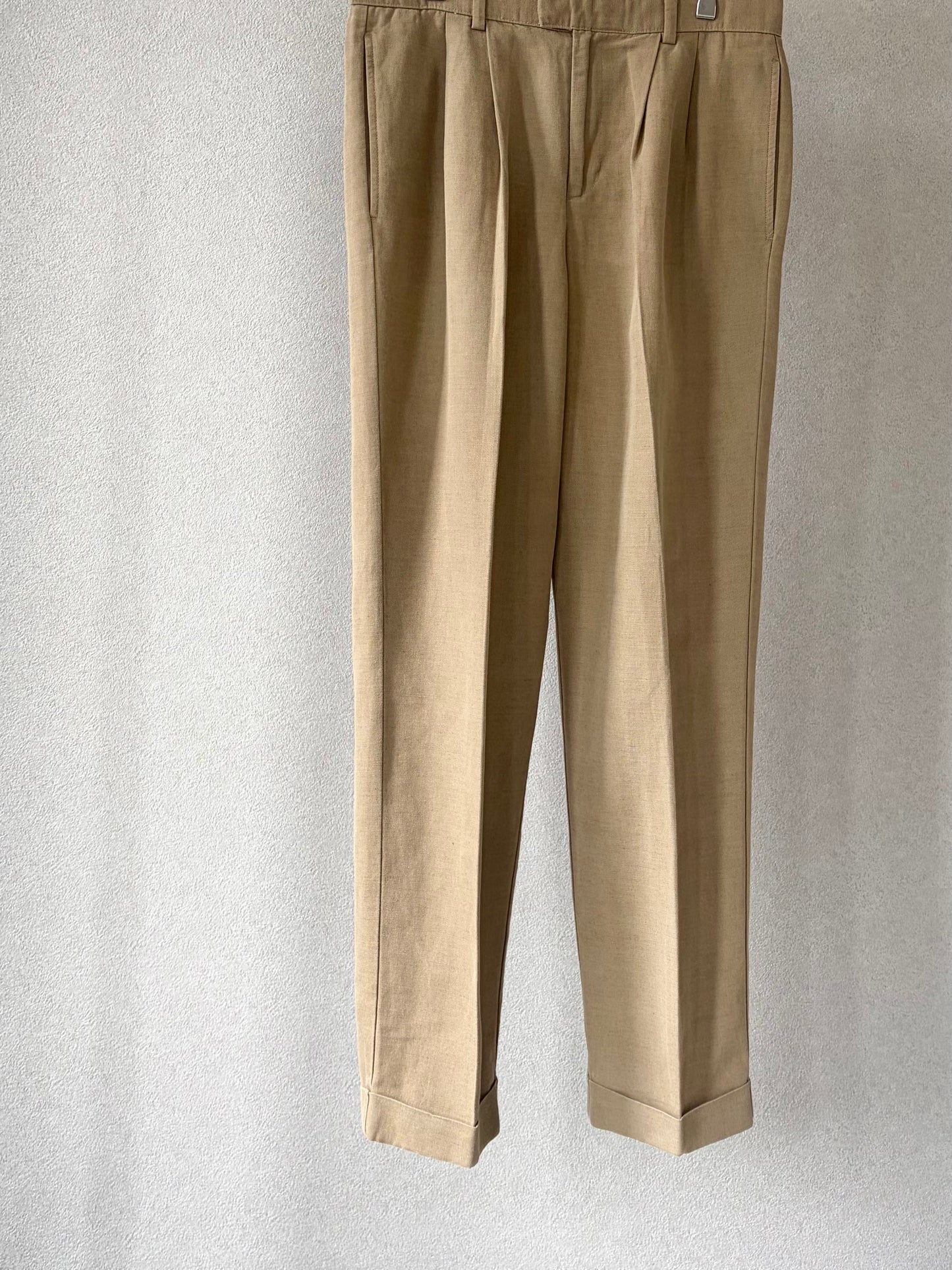 00's DOCKERS linen × cotton slacks