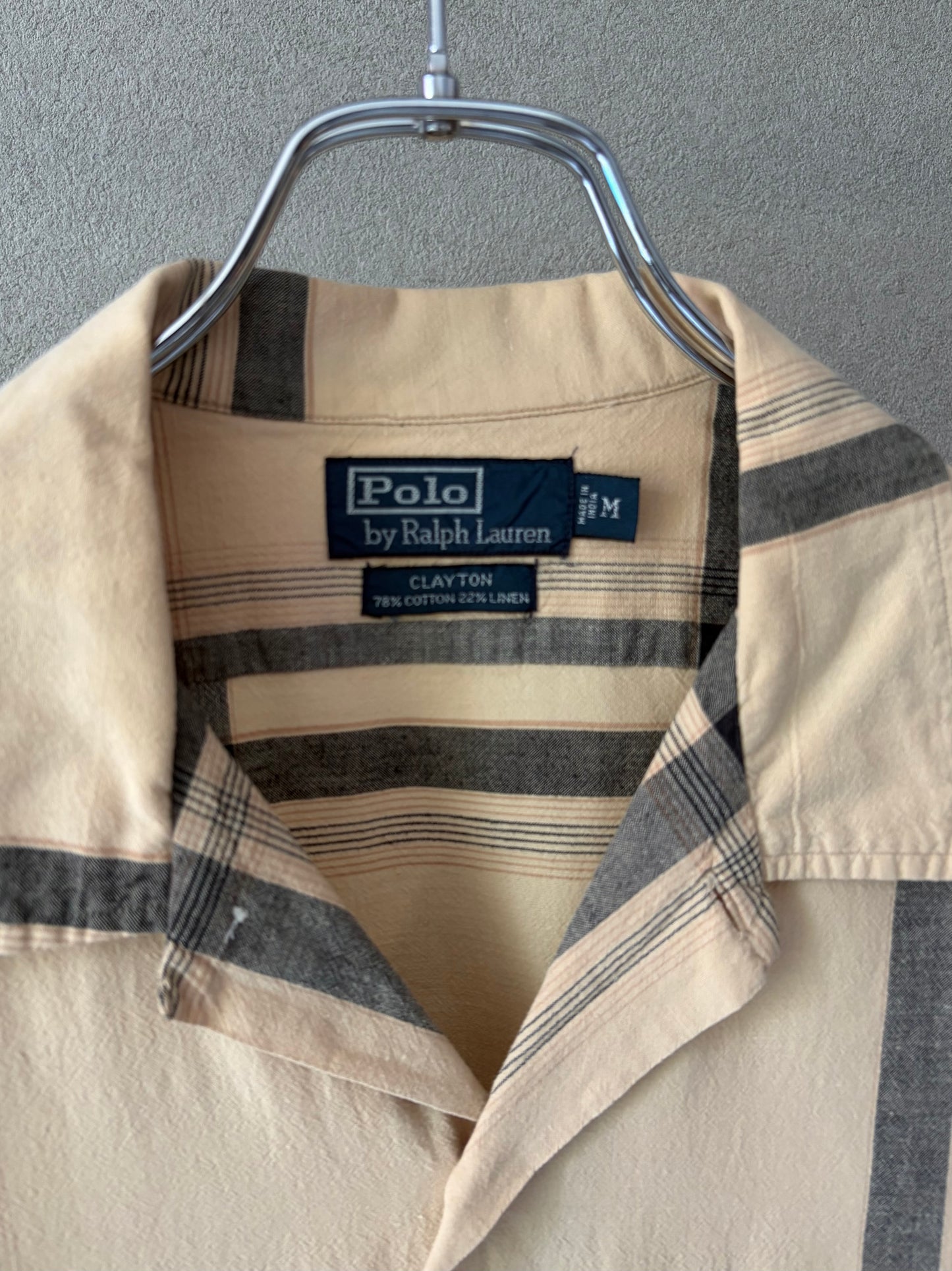 90's Polo Ralph Lauren open collar shirt "CLAYTON"