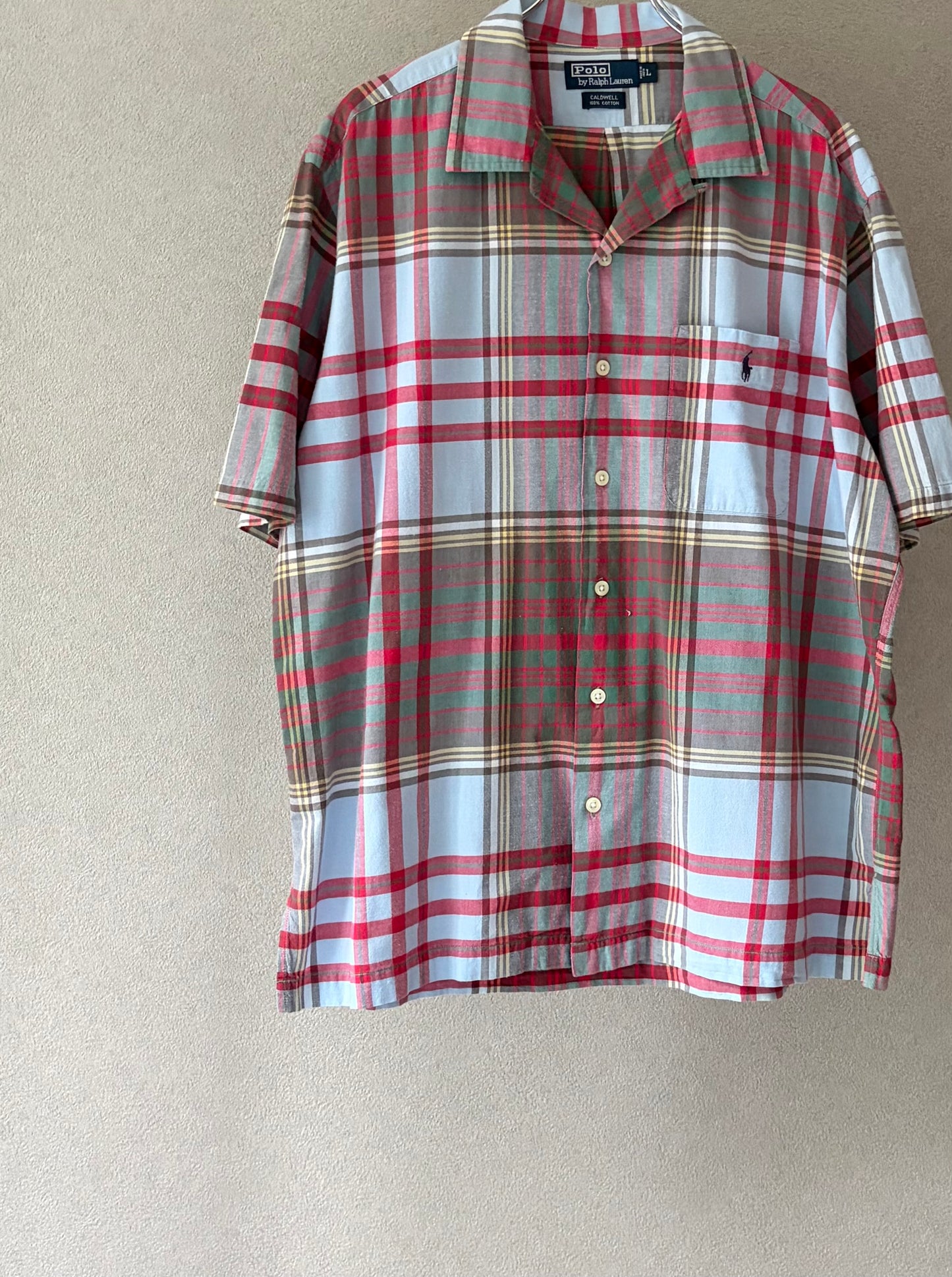 90's Polo Ralph Lauren open collar shirt "CALDWELL"
