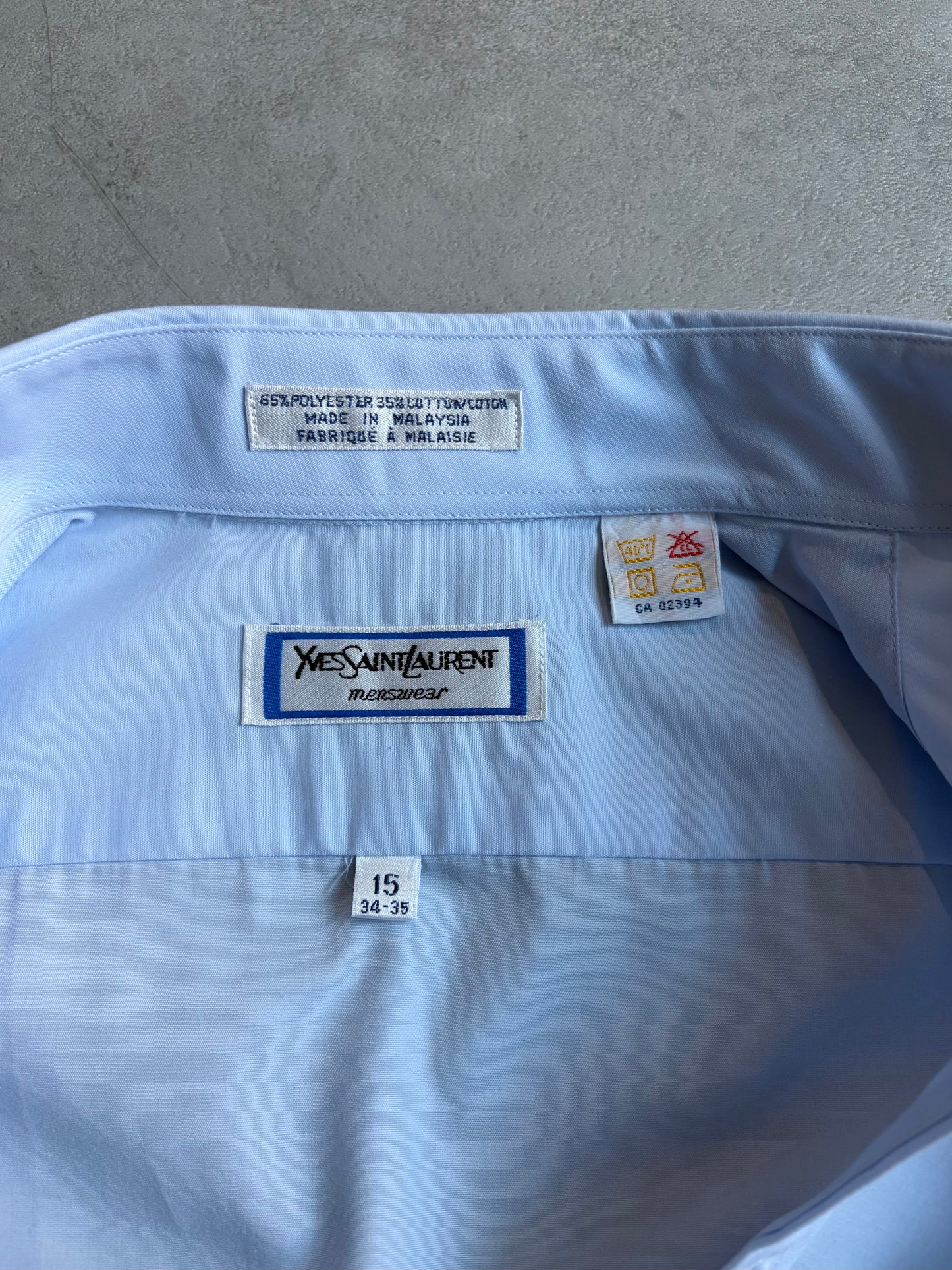 80's YVES SAINT LAURENT dress shirt