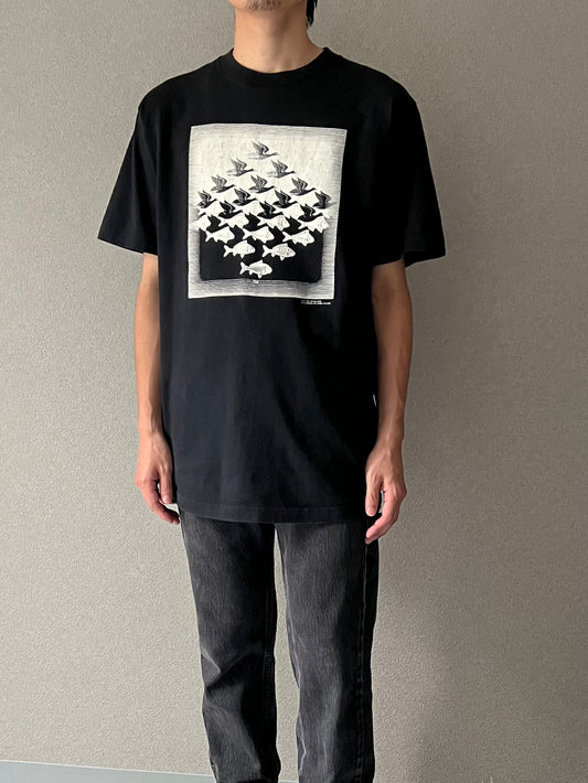 90's M.C.ESCHER HEIRS t-shirt "Made in USA"