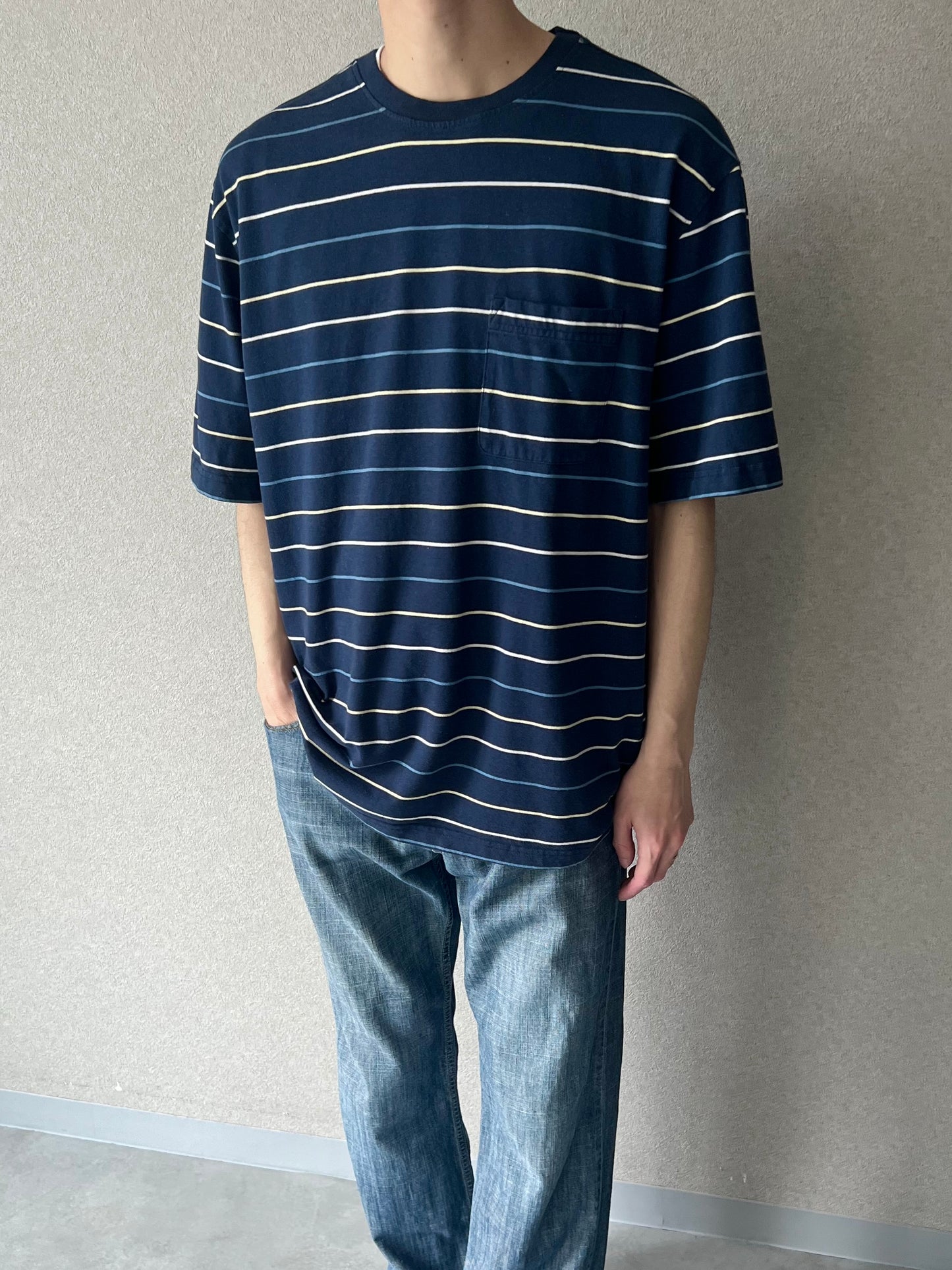 00's UNKNOWN border t-shirt