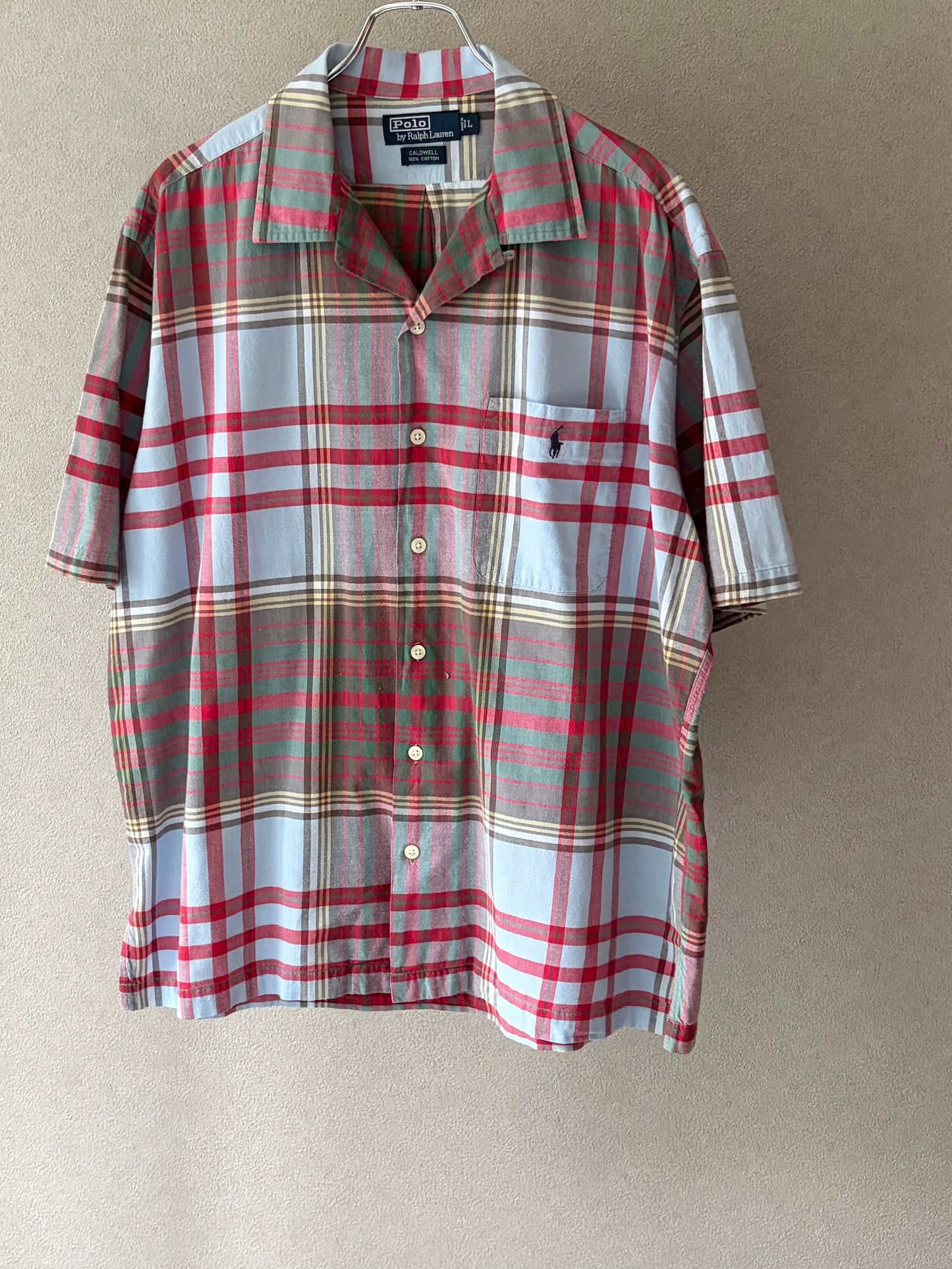 90's Polo Ralph Lauren open collar shirt "CALDWELL"