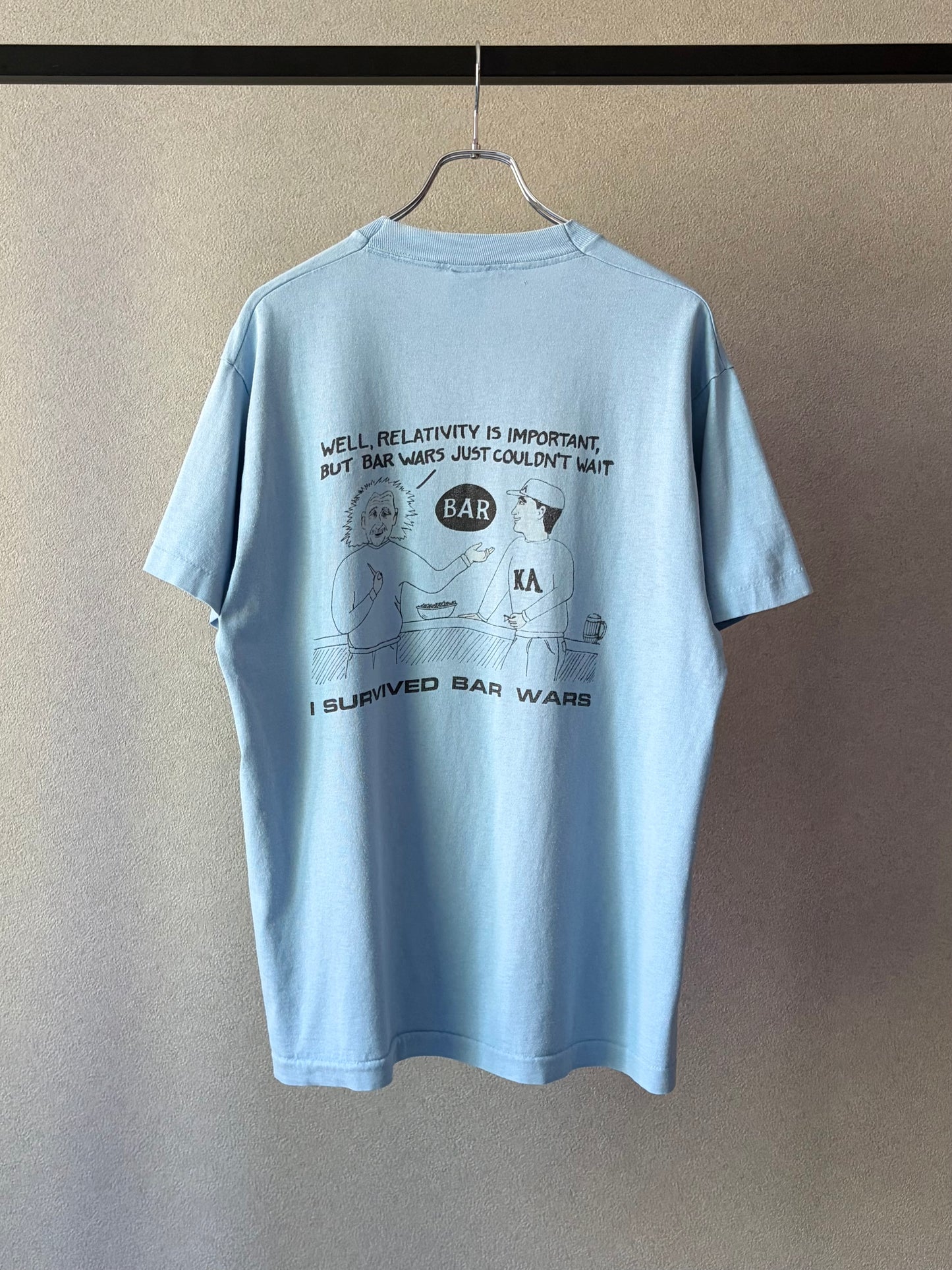 90's UNKNOWN print t-shirt "Made in  USA"