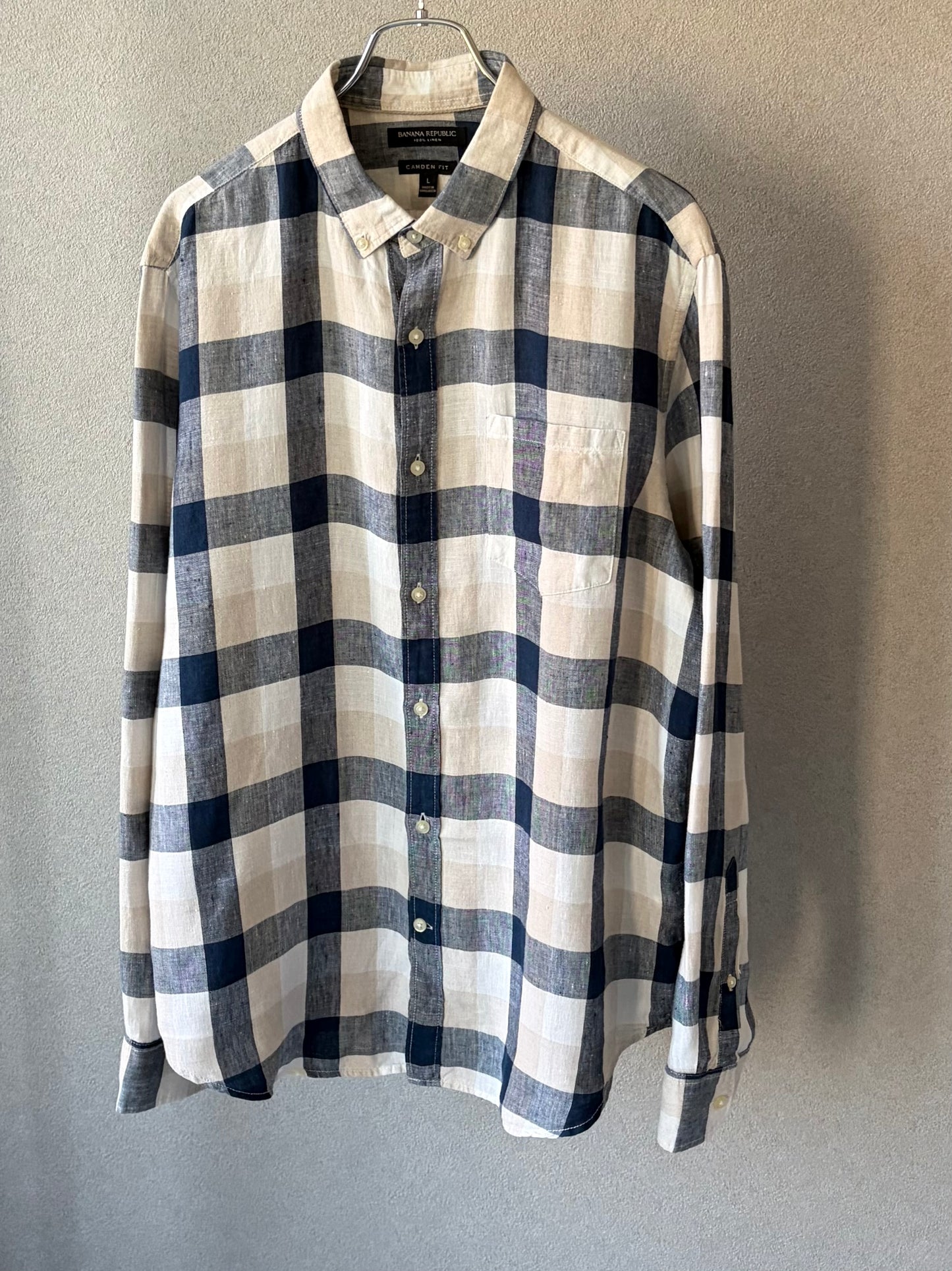 00's BANANA REPUBLIC linen shirt