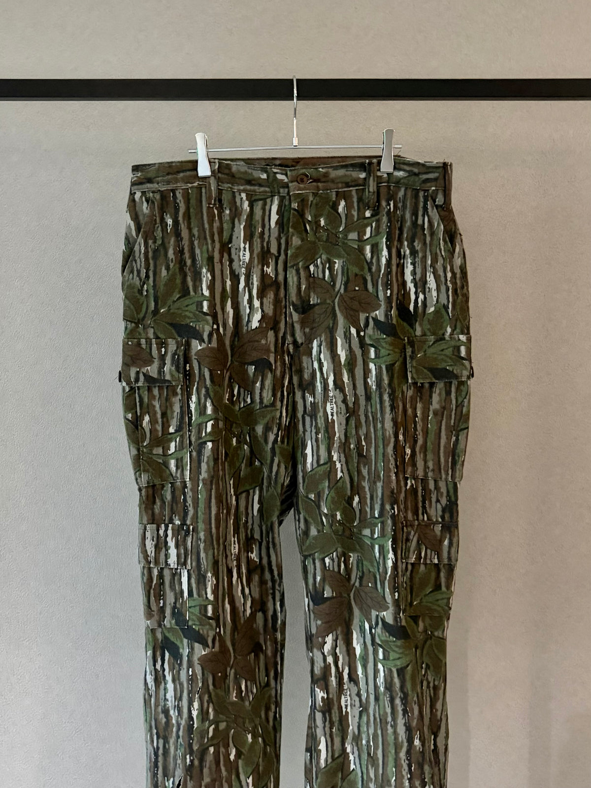 90's RED HEAD flannel cargo pants "Made in USA"